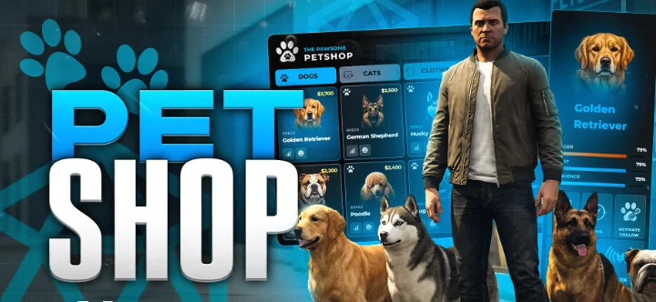 FiveM Pet Shop System (ESX, QBCore, QBOX) product image (1)