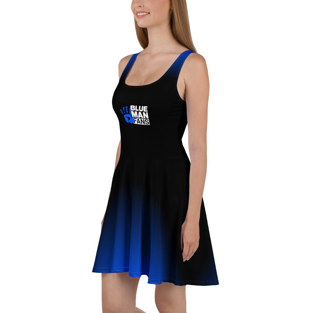 Blue Man Fans Gradient Dress product image (1)