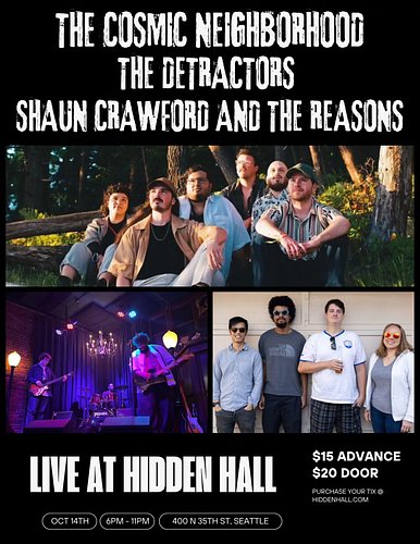📣🎶 SHOW ANNOUNCEMENT🎶📣

Fremont, be there or, idk, waste your evening 'cause on October 14th we are making our debut headlini...