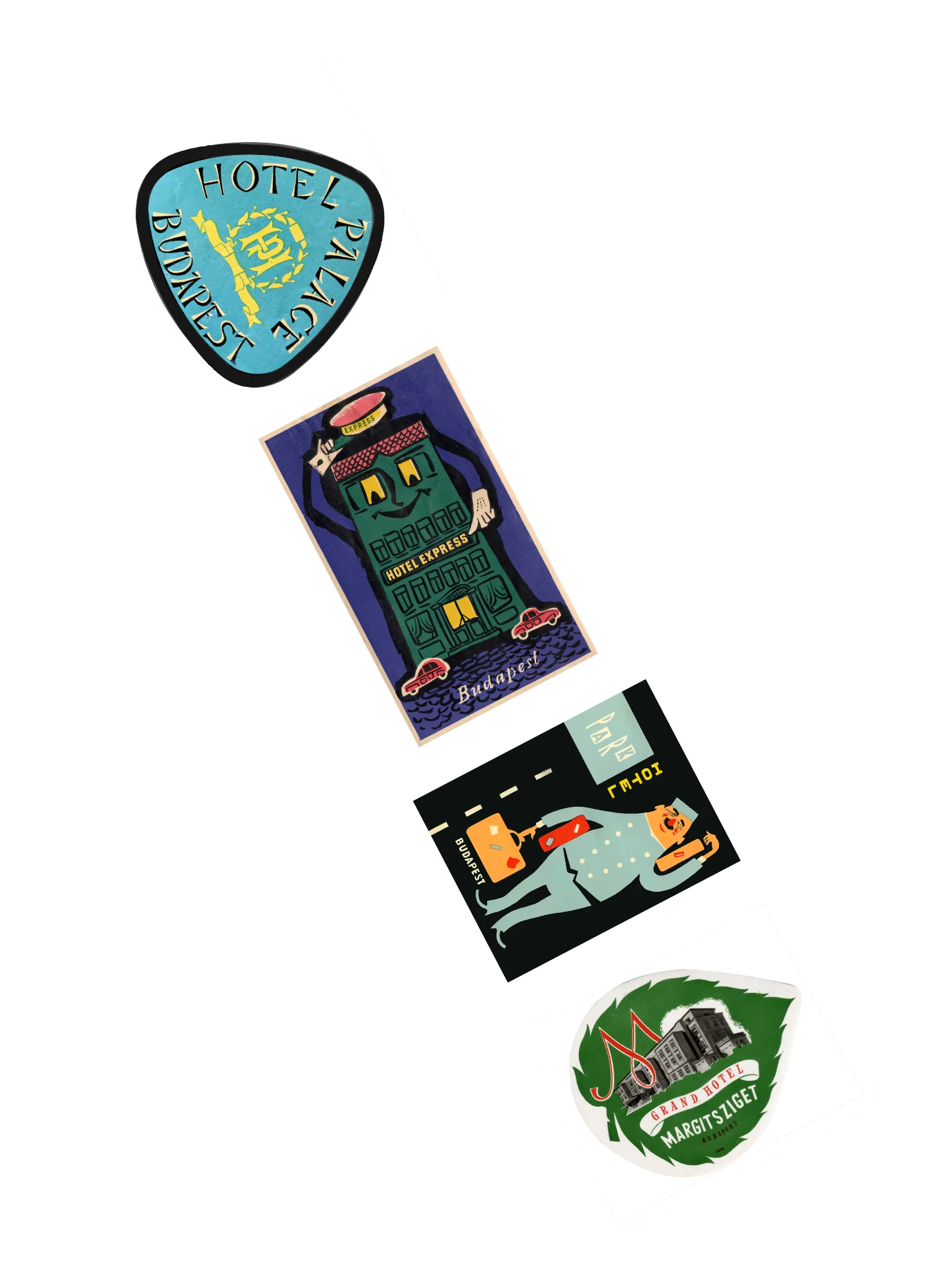 Budapest Hotel Stickers-Set 1 product image (2)