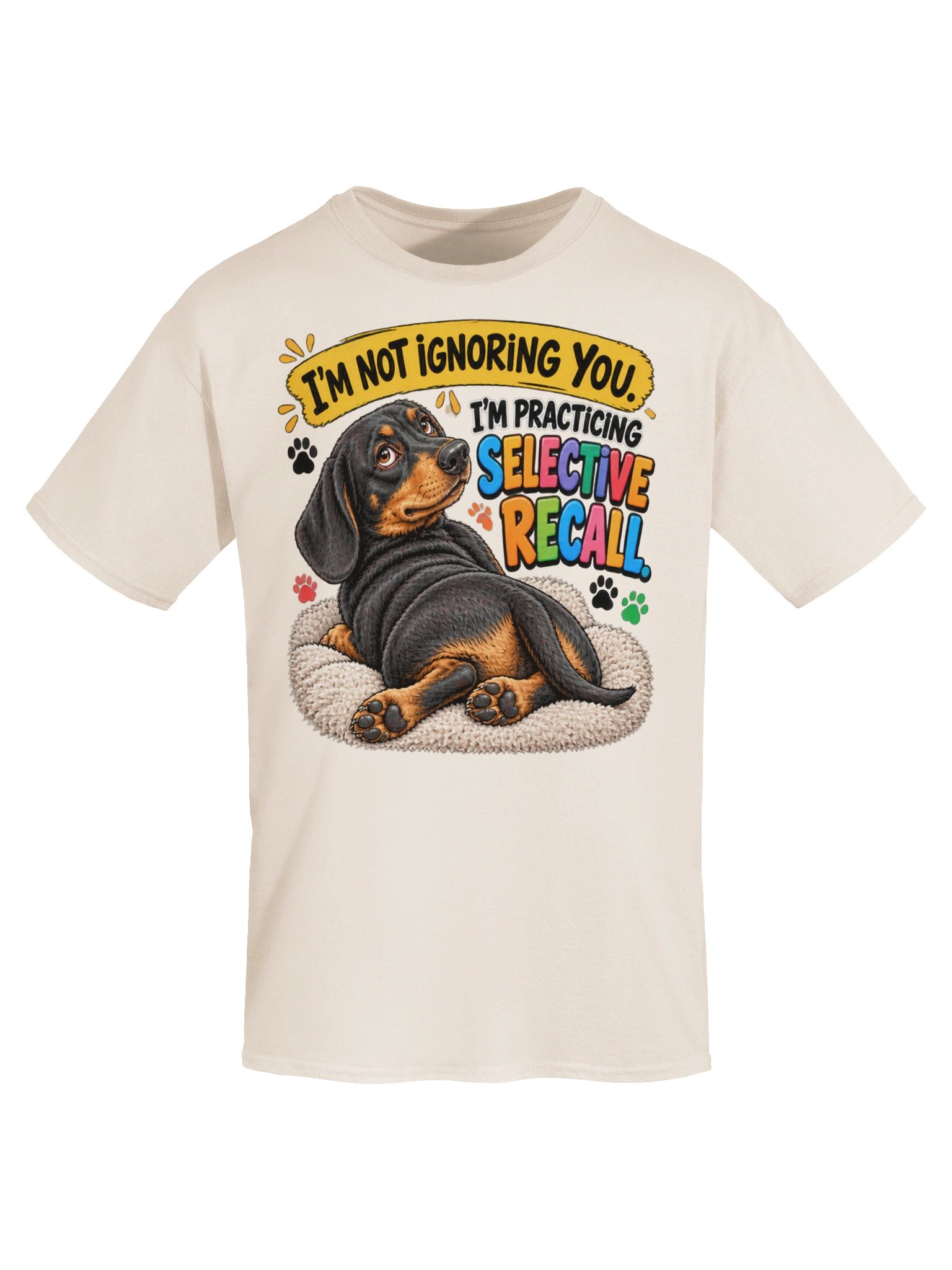 I'm Not Ignoring You – Selective Recall Funny Dog T-Shirt product image (5)