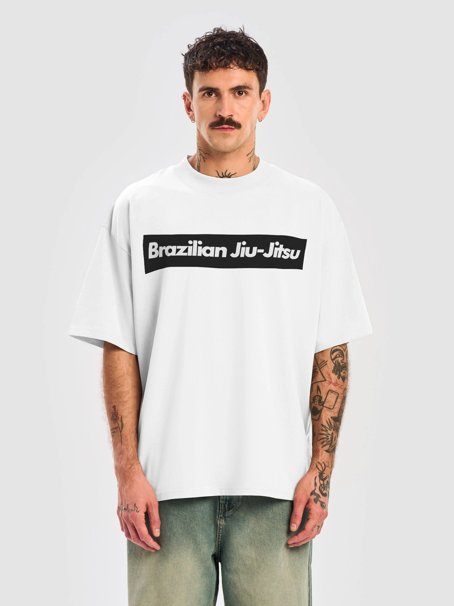 Oversized BJJ Tee - Clear product image (5)