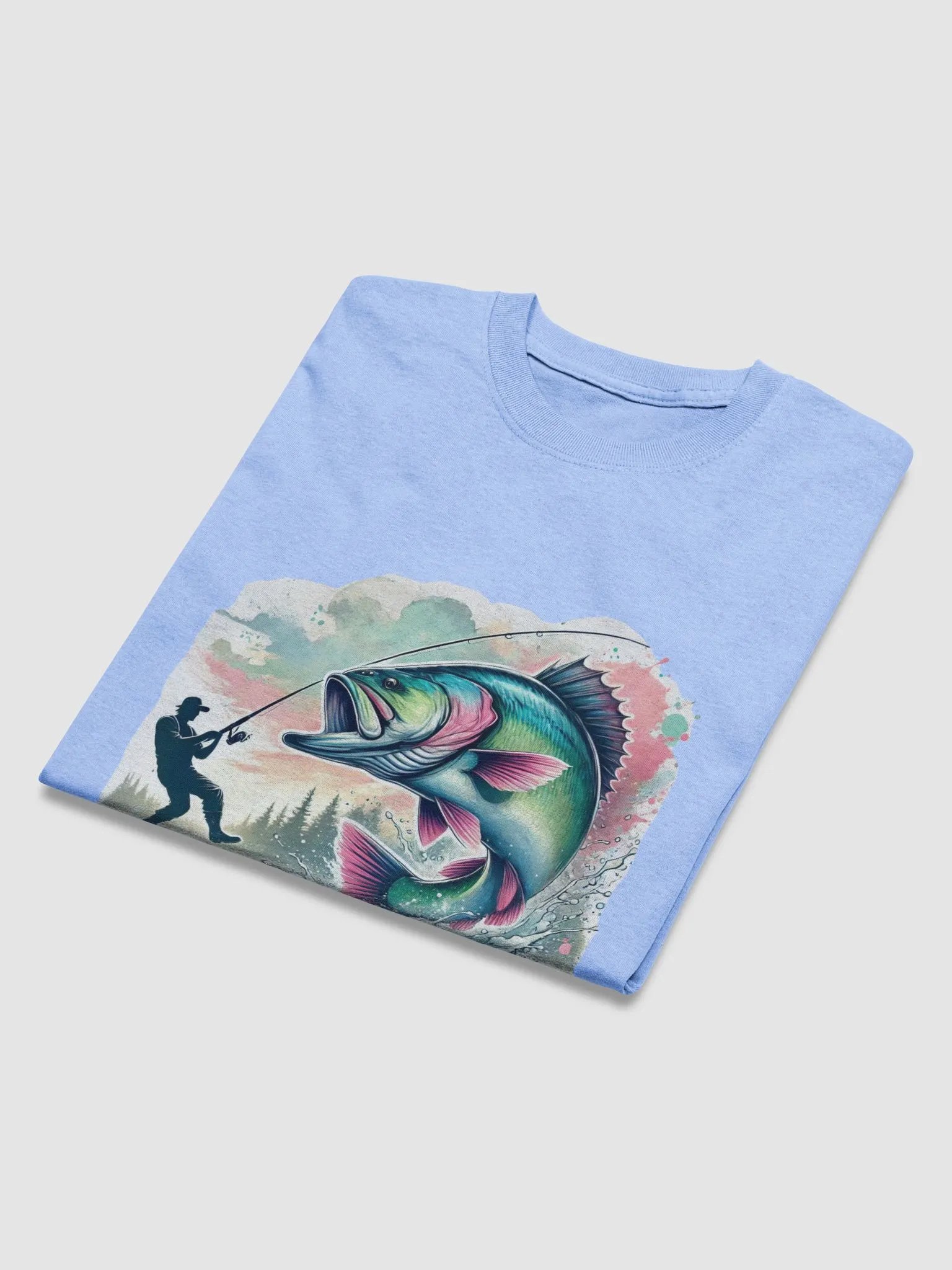 Leaping Catch Fisherman T-Shirt product image (16)