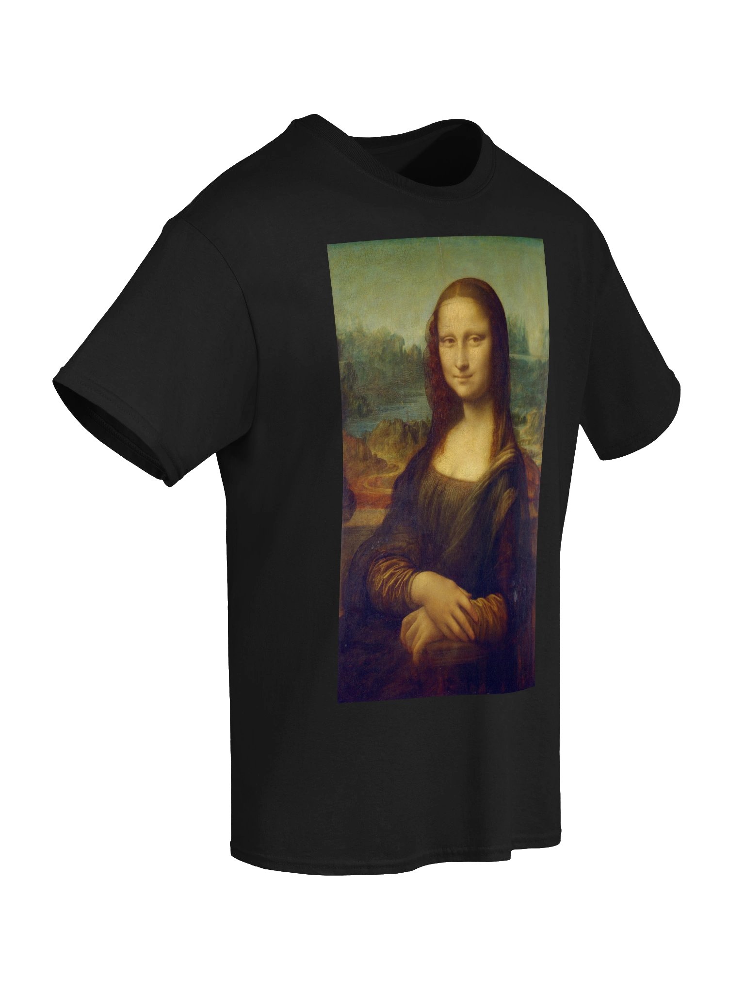 Masterpiece Mona Lisa-Inspired Folded Hands Portrait Tee product image (6)