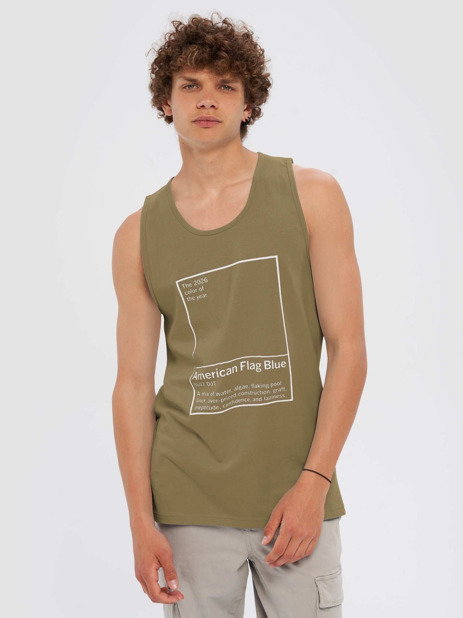 American Flag Blue 8647 Satire Tank product image (3)