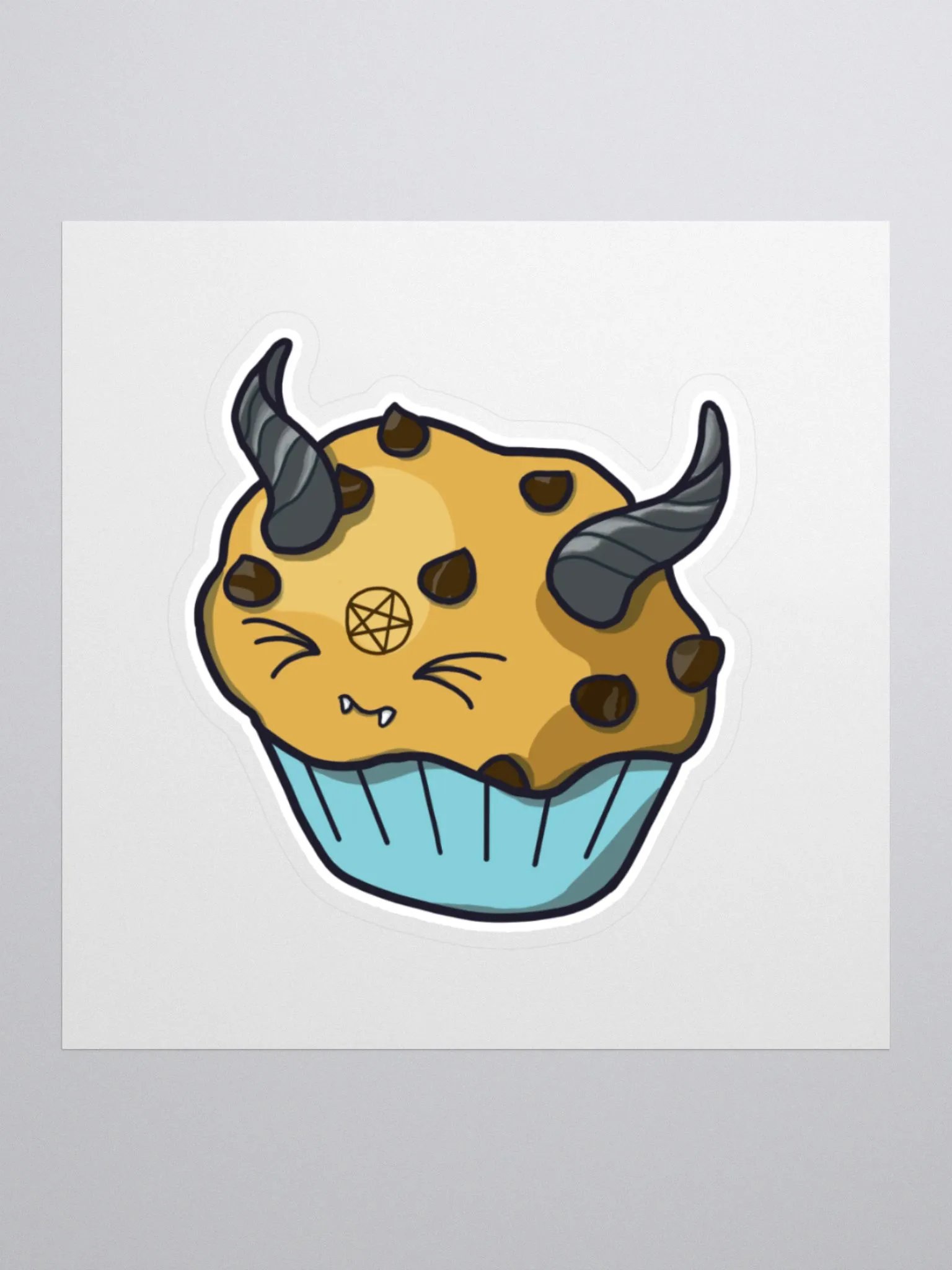 Demon Muffin Sticker product image (1)