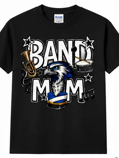 Band Mom Gildan Blend T-shirt product image (1)