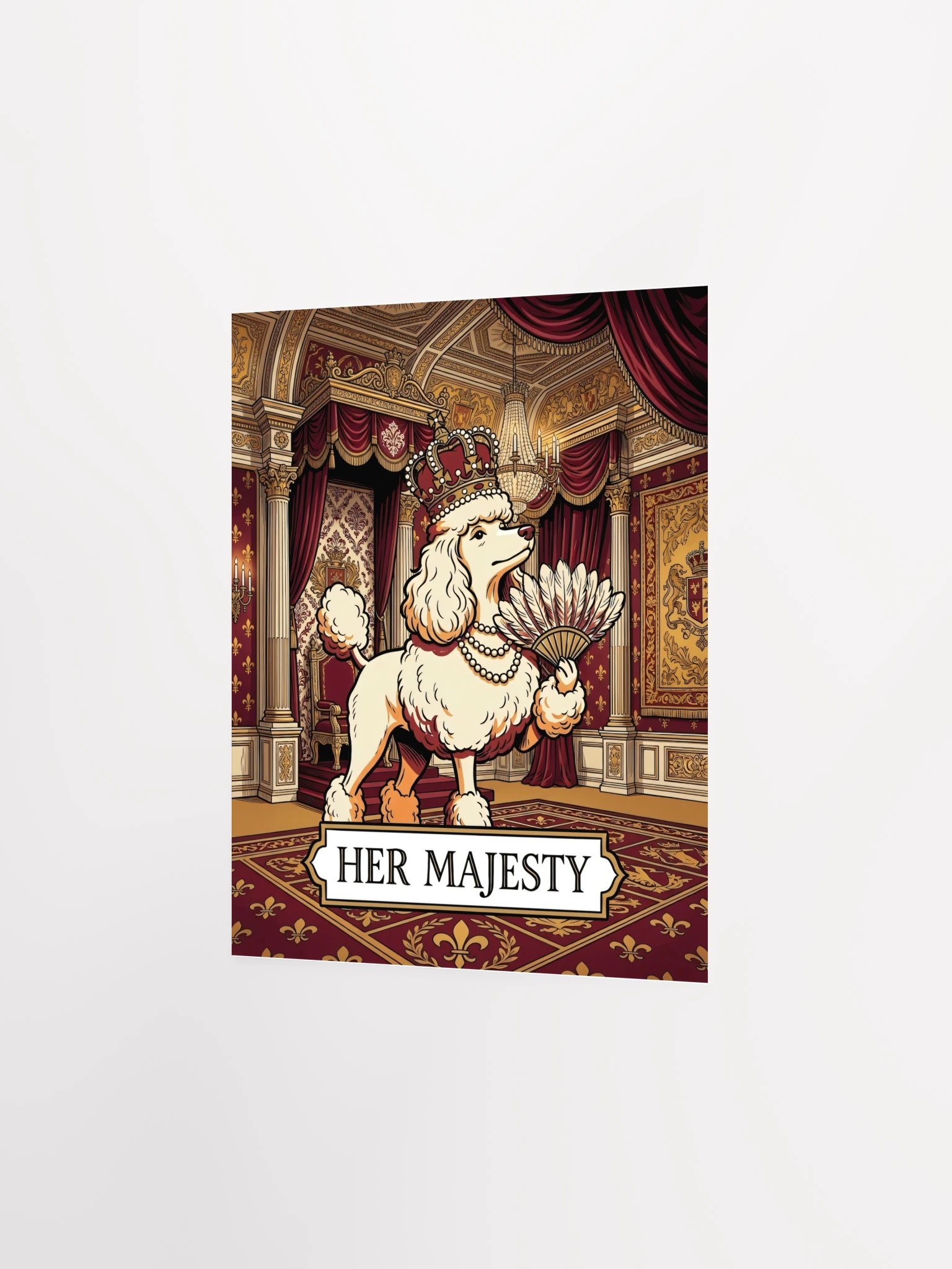Her Majesty Poodle Poster product image (26)