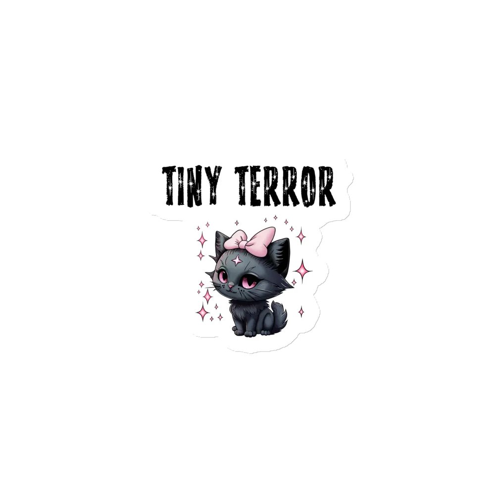 Tiny Terror Die-Cut Magnets - With Words product image (1)