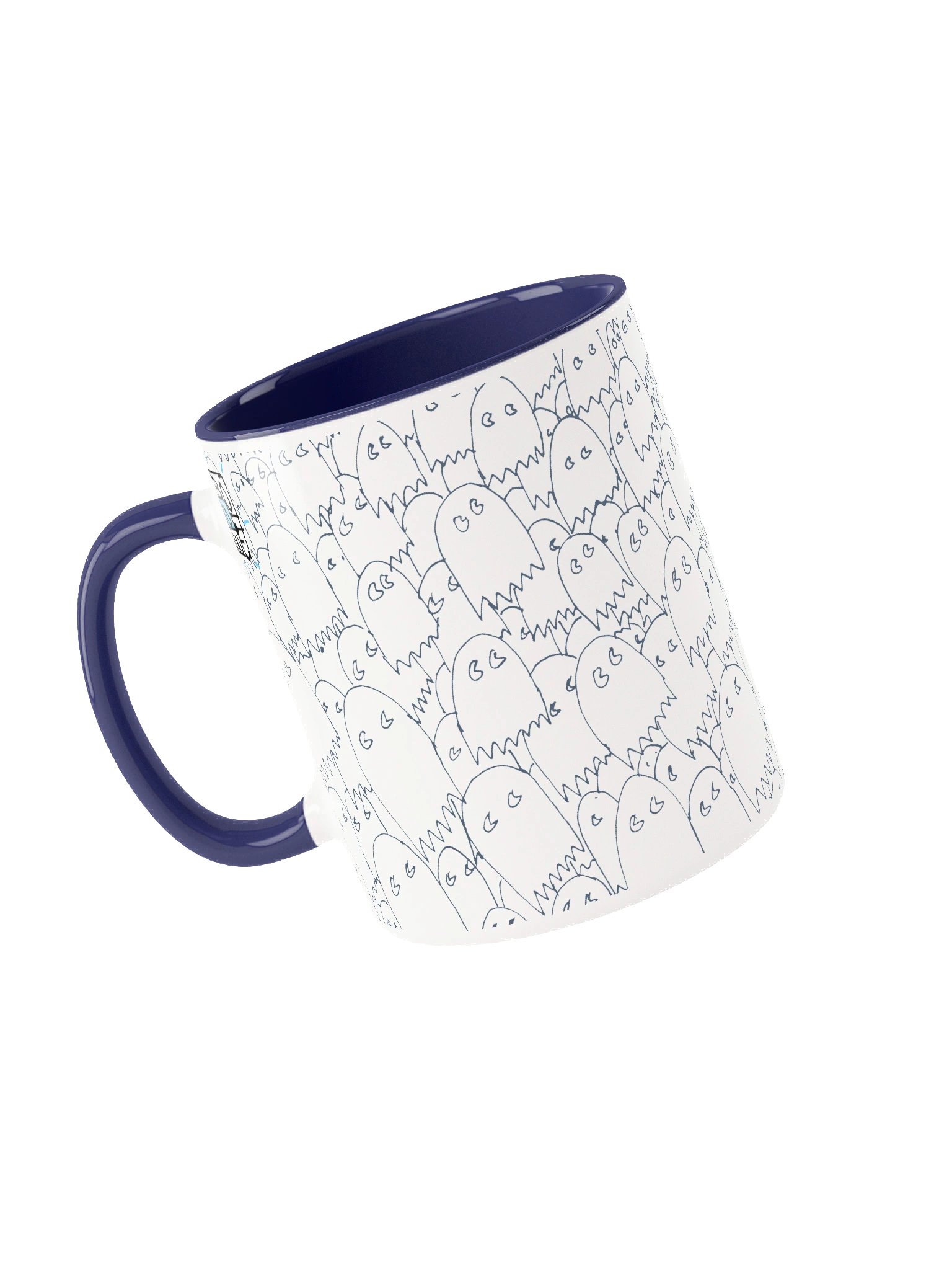 Crowded Afterlife Mug White Blue product image (3)