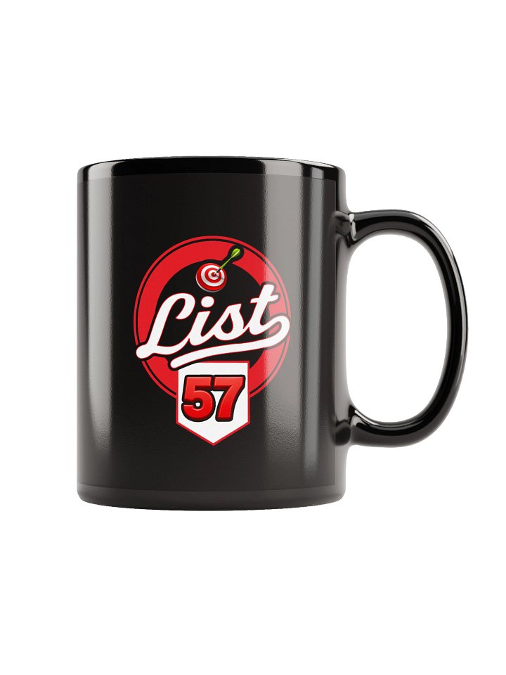 List 57 Black Mug Retro Dartboard Design Ceramic Coffee Cup Sports Number Graphic Printed Tea Cup Unisex Drinkware Kitchen Office Use product image (1)