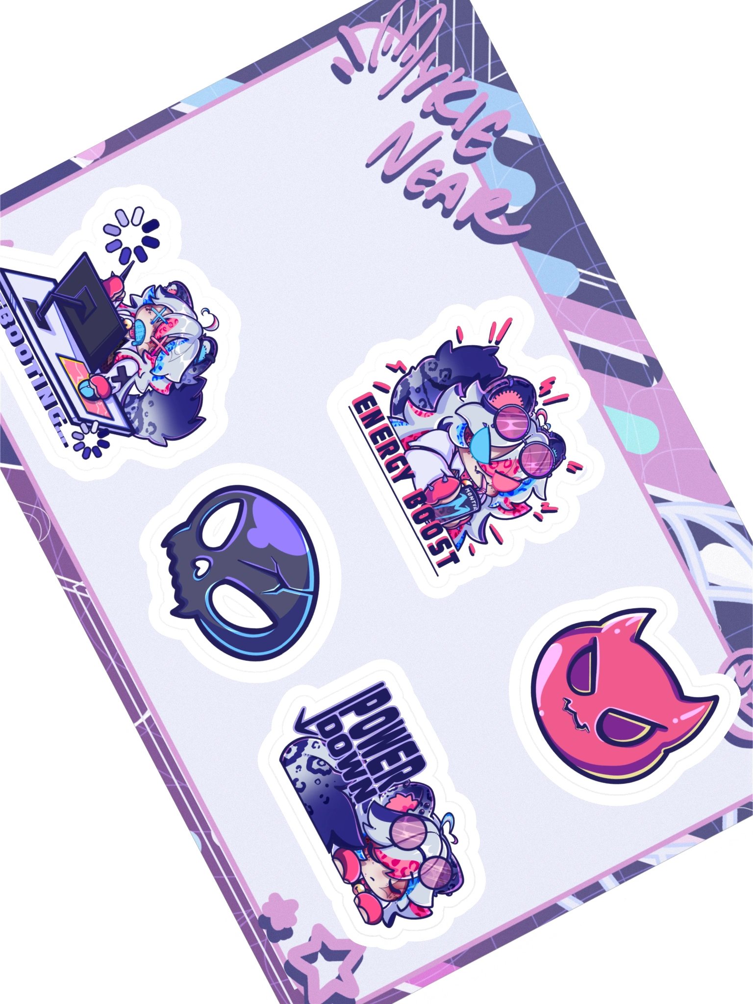 PIXEL PAL STICKER SHEET product image (1)
