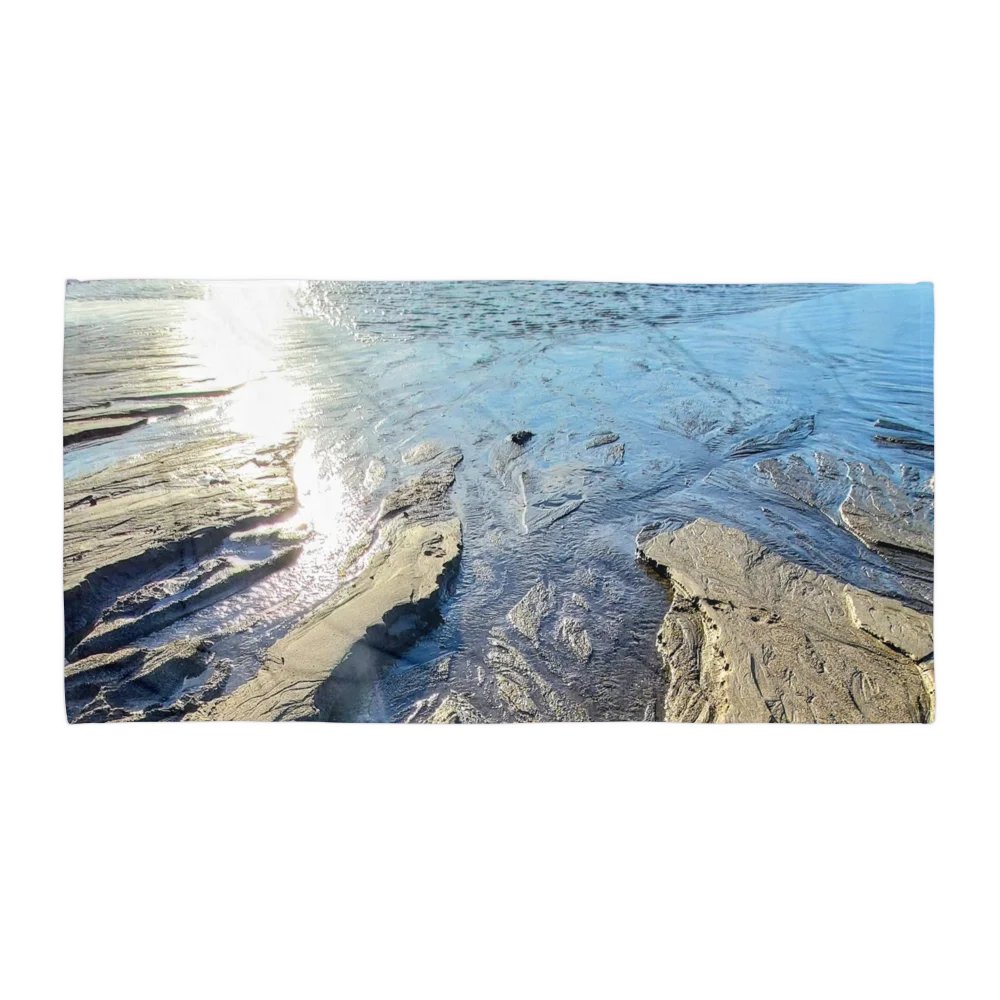 Rivers in the Sand Beach Towel product image (1)