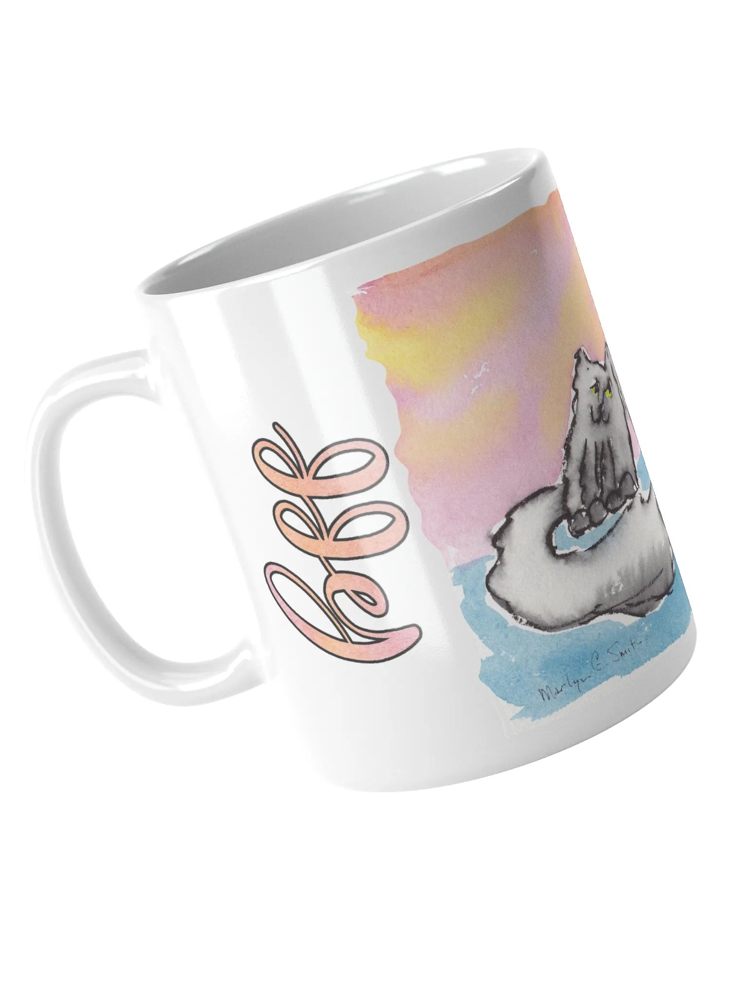 Best Friends Forever - bff – Kitty Mug - White product image (4)