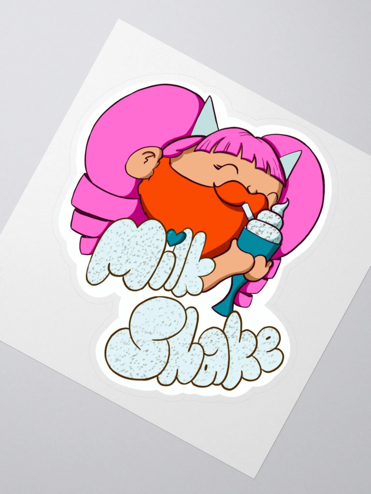 UWU Ginger Milk Shake Sticker product image (2)