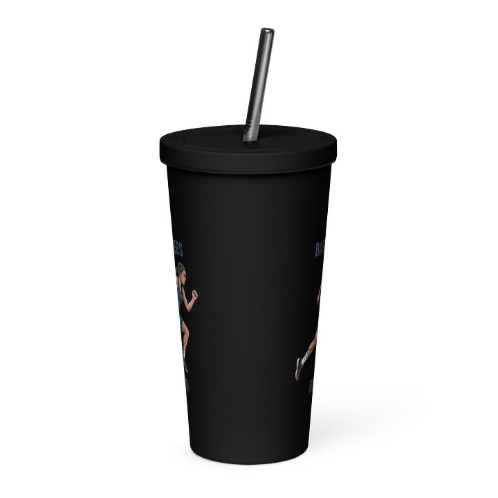 Bartender Athlete Tumbler with Straw | Ladies Running Edition product image (2)