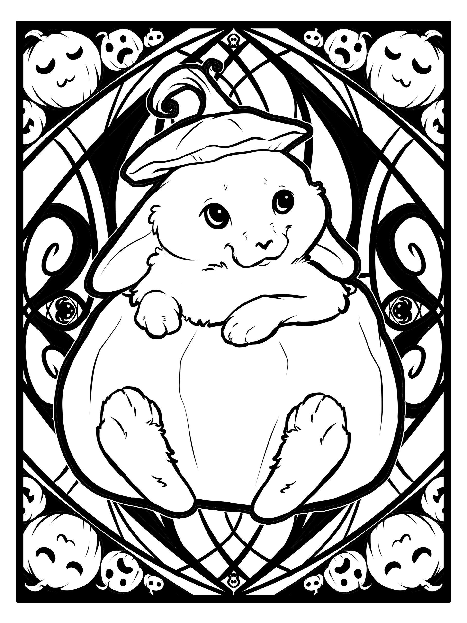 Halloween Pets - Coloring Pages product image (1)