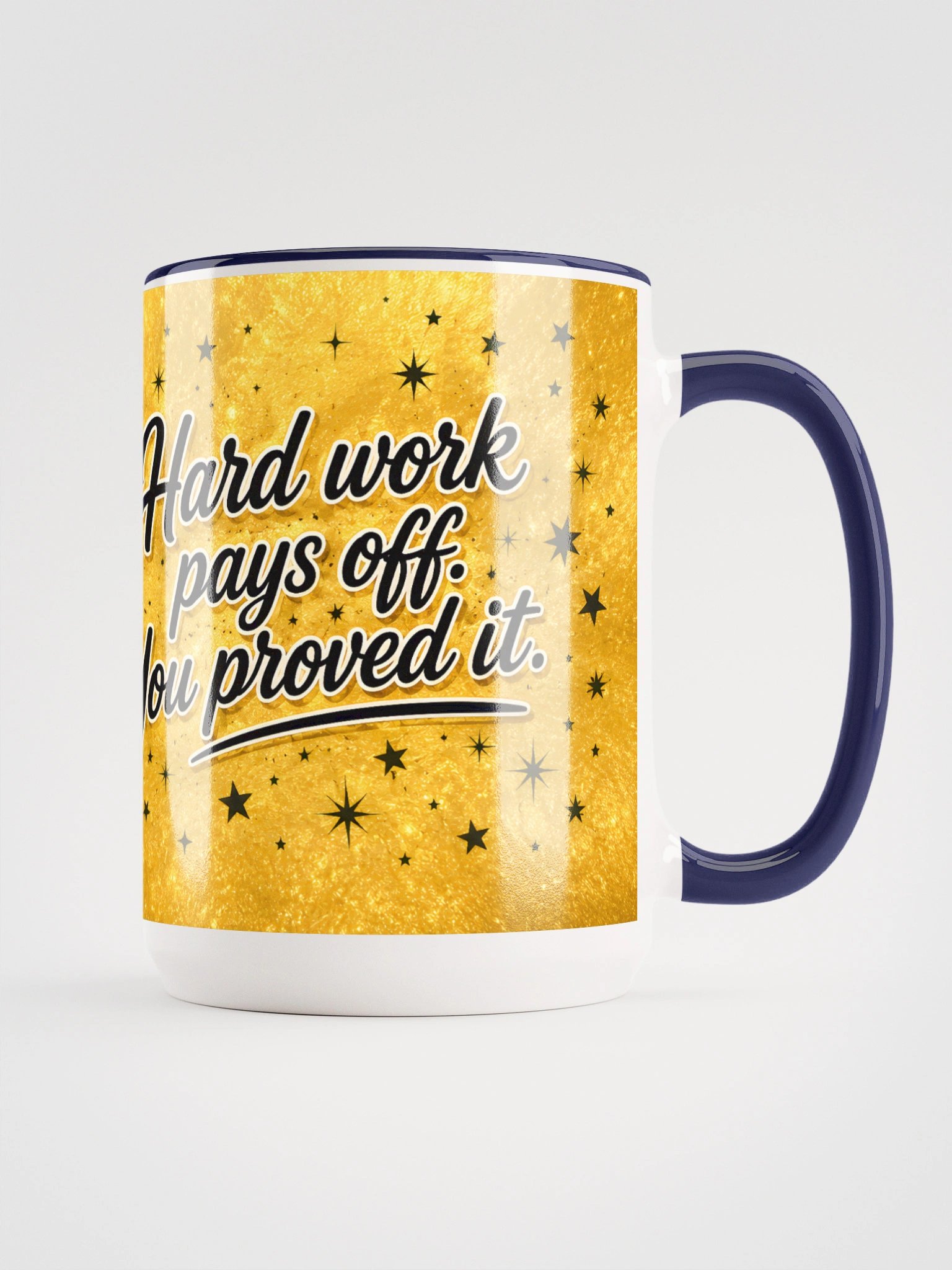 "The Tassel Was Worth the Hassle" Graduation Mug — Gold Wrap product image (2)