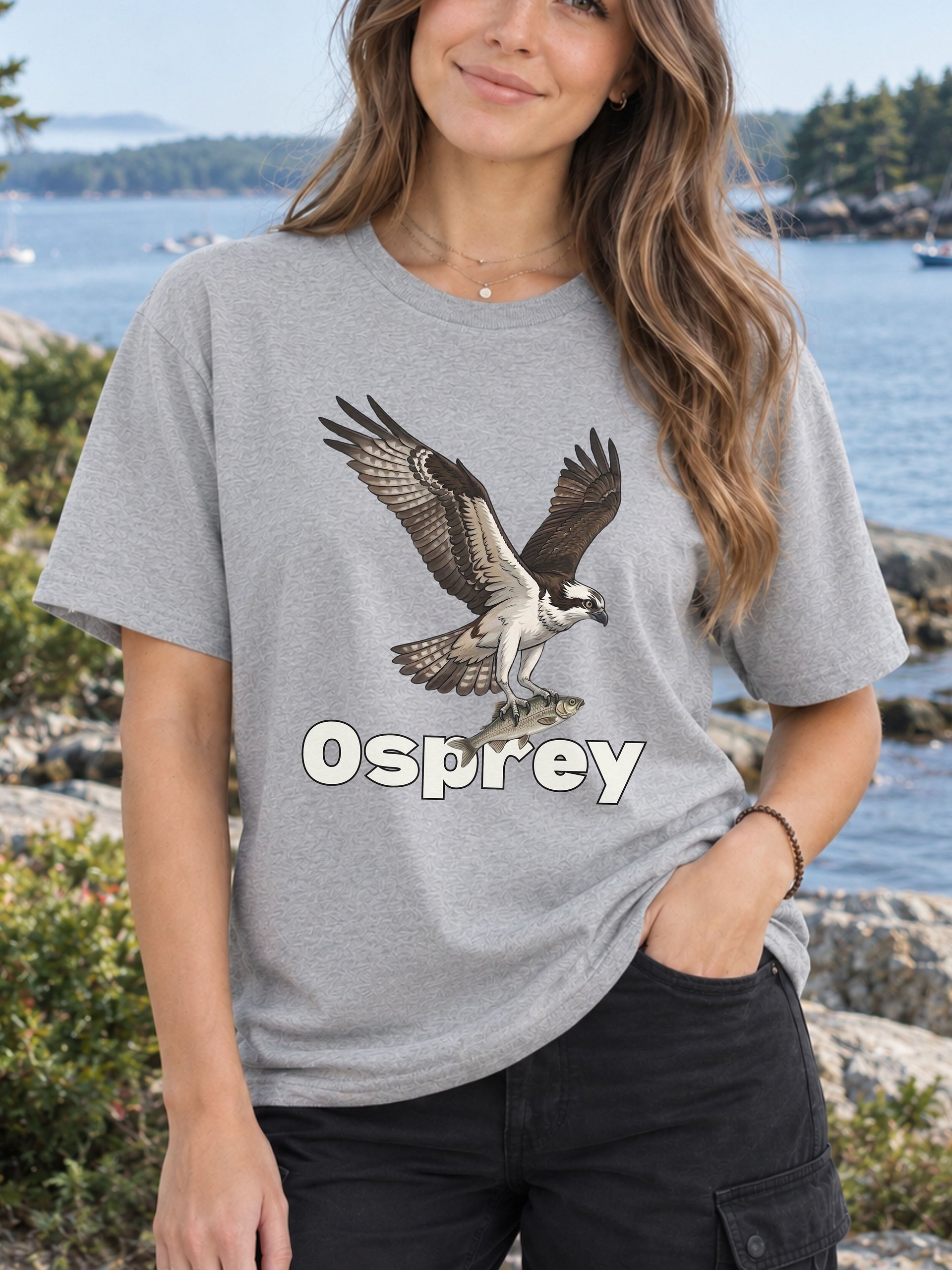 Osprey Bird of Prey T-Shirt – Raptor Graphic Tee & Wildlife Enthusiast Gift product image (5)