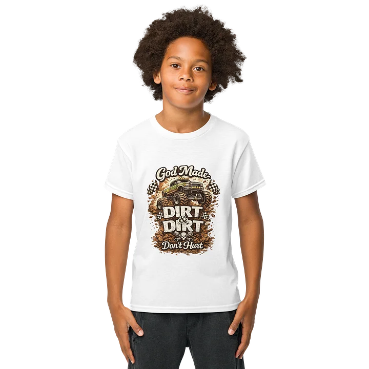 God Made Dirt Monster Truck T product image (1)
