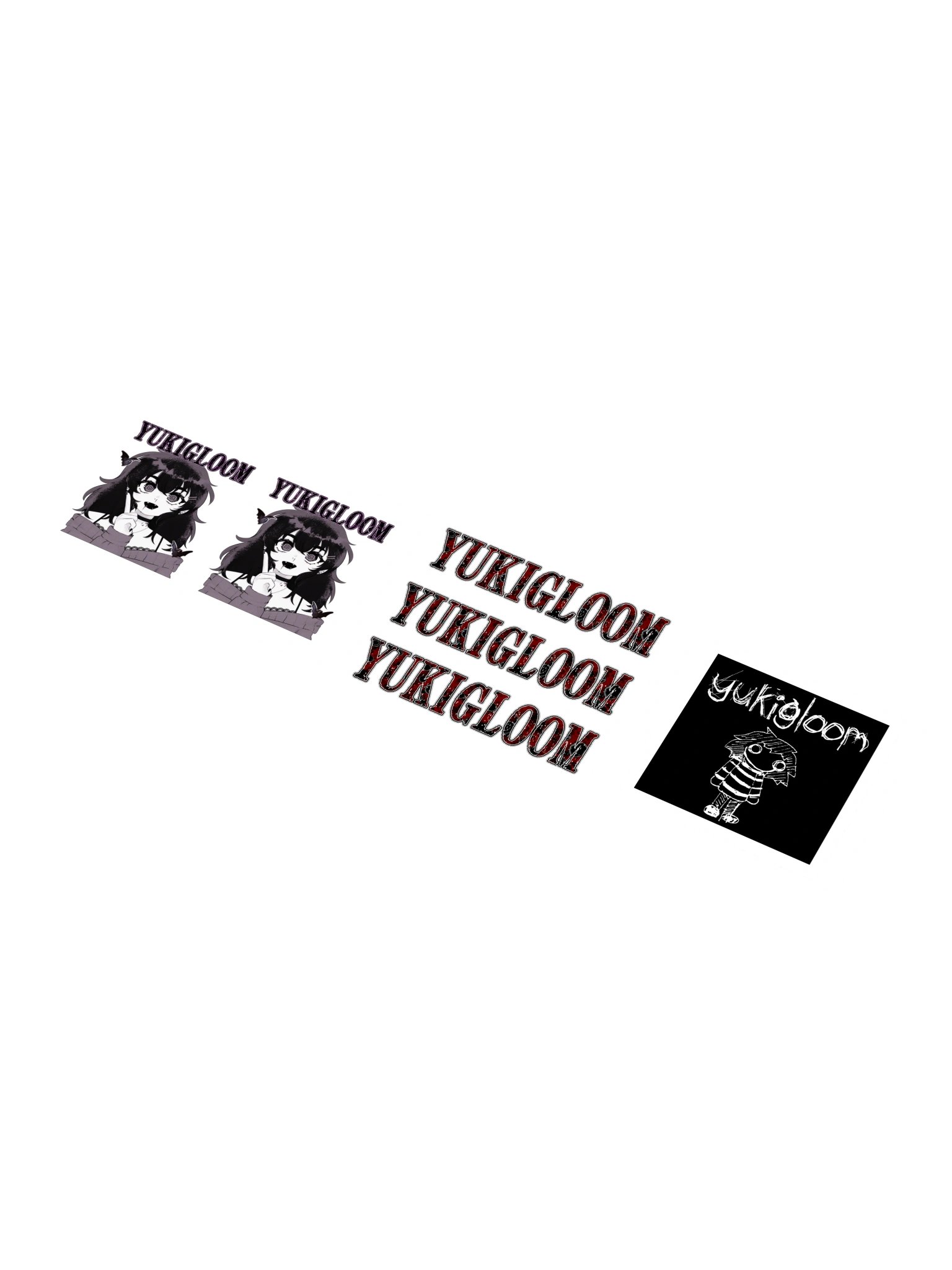 YUKIGLOOM STICKER SHEET product image (1)