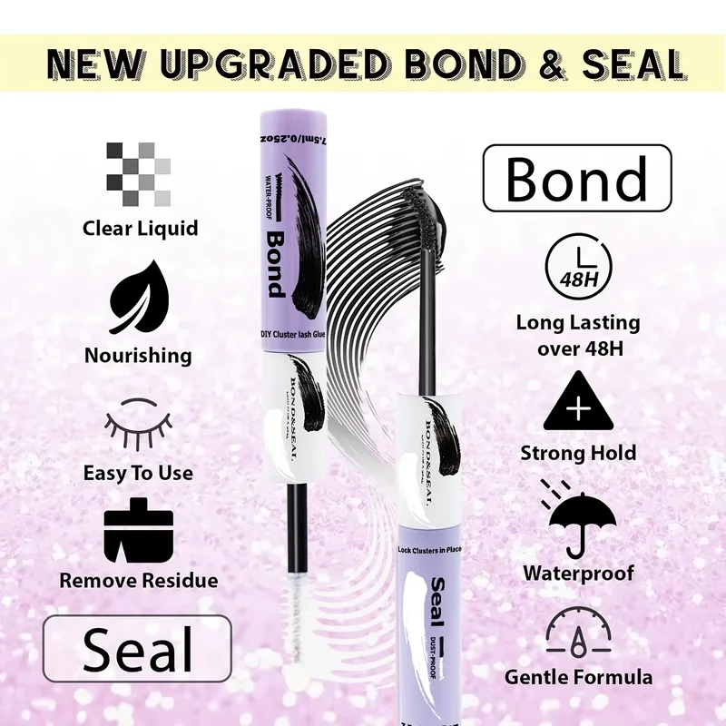 Ultra‑Hold Lash Glue Duo – Clear & Black product image (1)