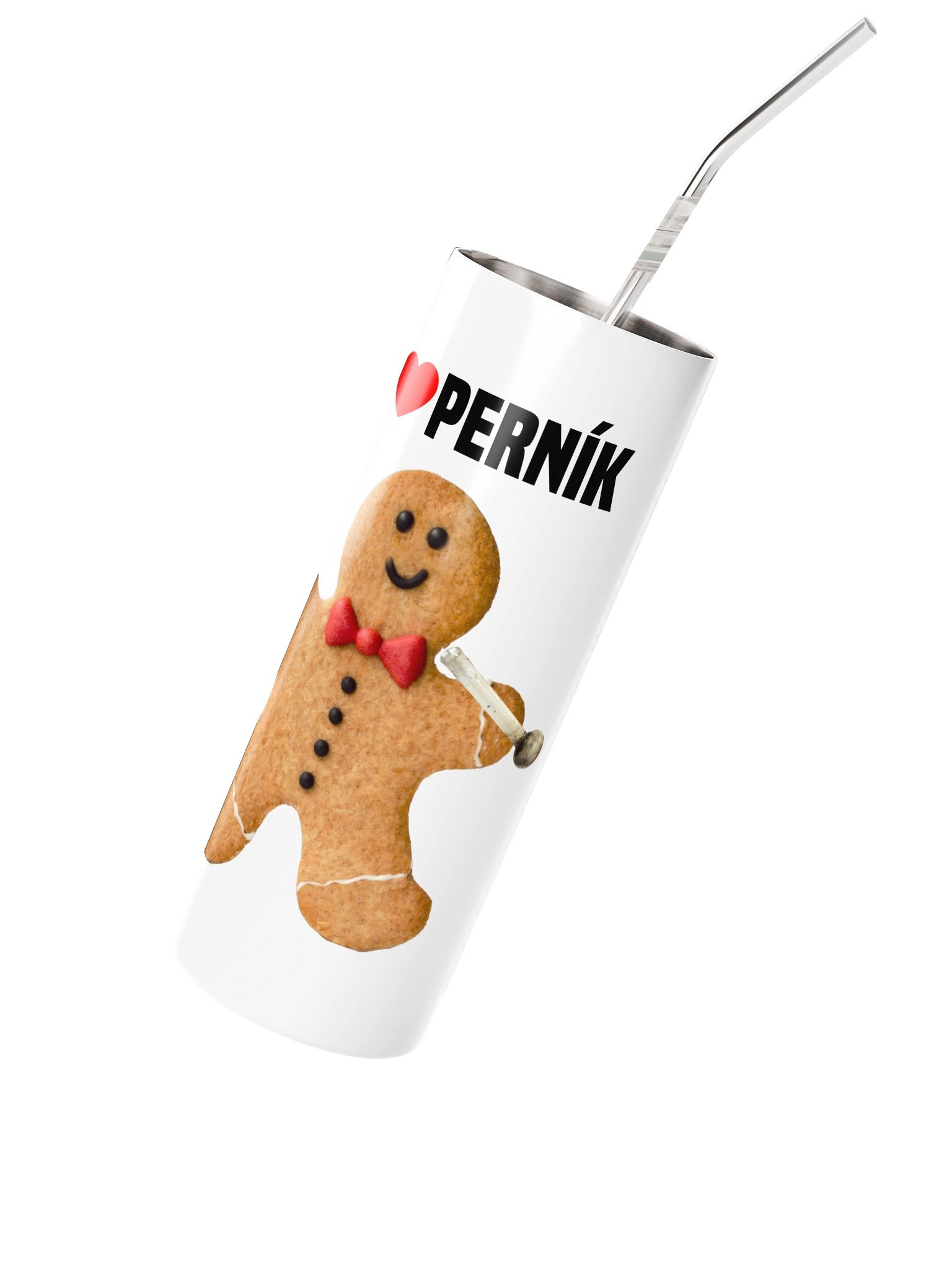 I ❤️ Perník stainless steel cup product image (2)