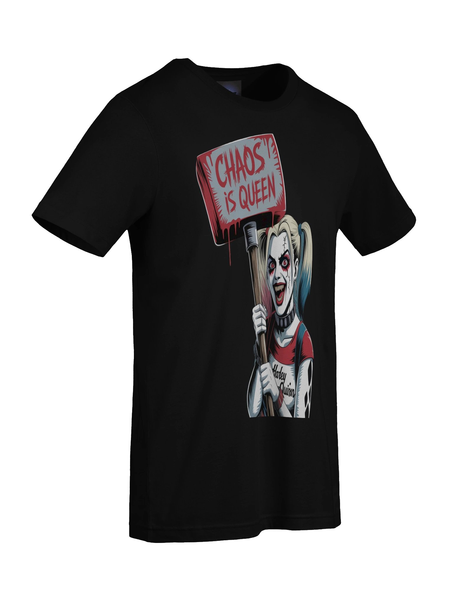 Chaos is Queen: Harley Quinn's Dripping Decree Graphic Tee product image (9)