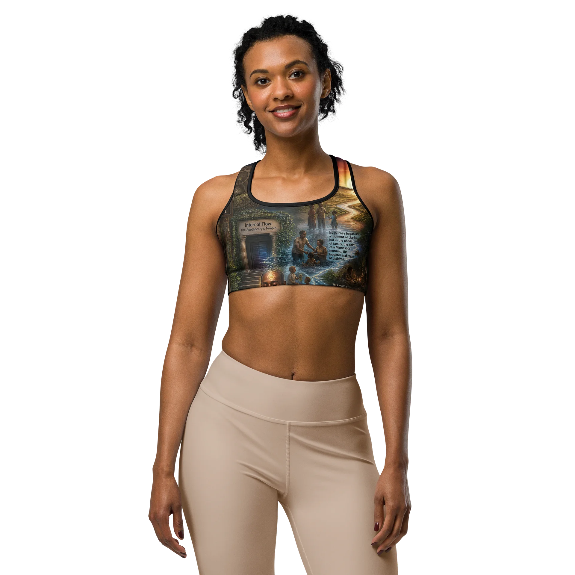 Apothecary Chronicles All-Over Print Sports Bra product image (1)