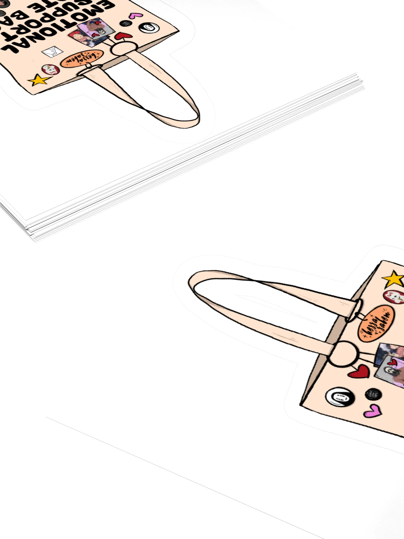Emotional Support - ToteBag // Sticker product image (5)