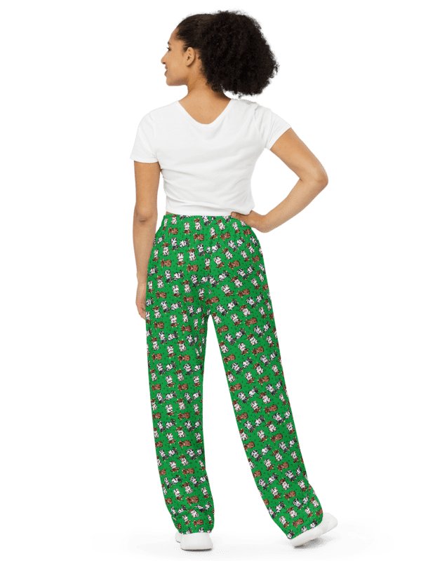 Ditsy Cows Wide Leg Pants product image (2)