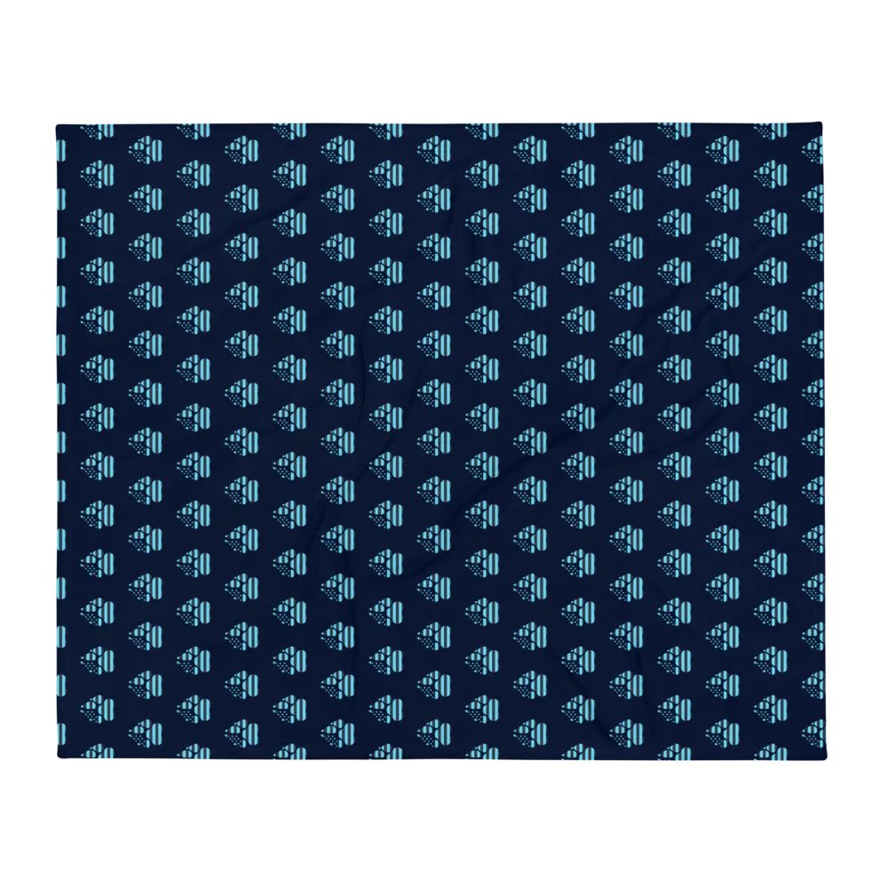 Paw Print Throw Blanket product image (3)