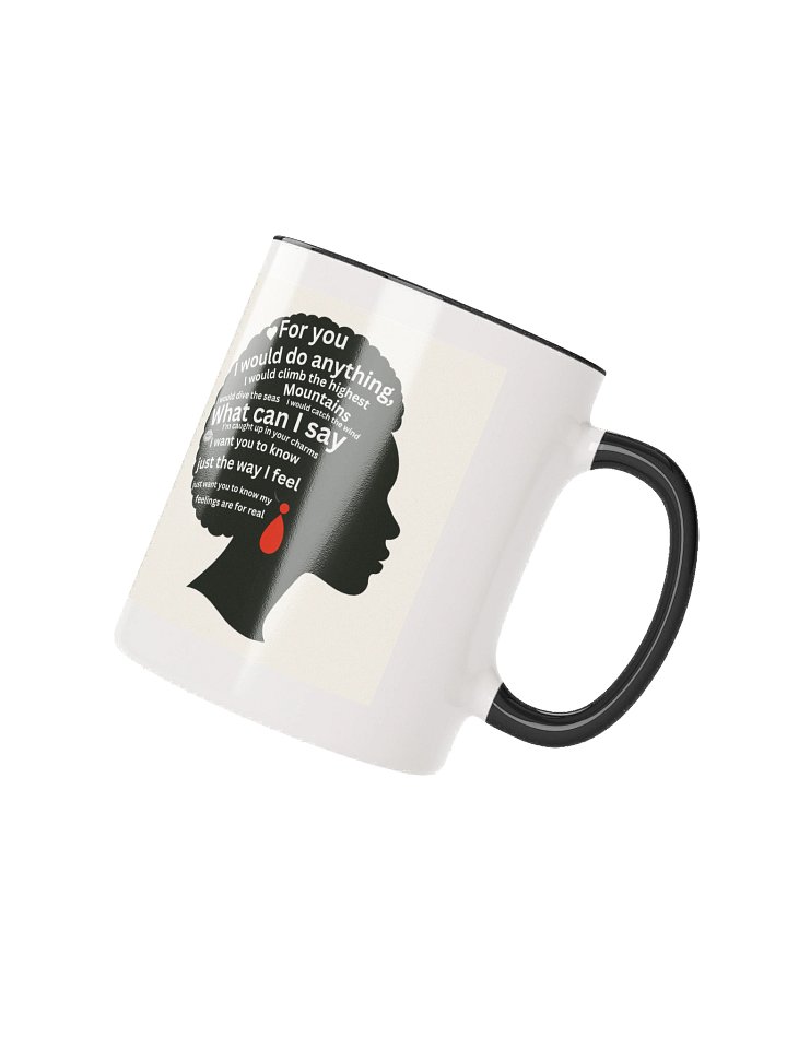 Afro Ceramic Mug- Come Over lyrics product image (3)