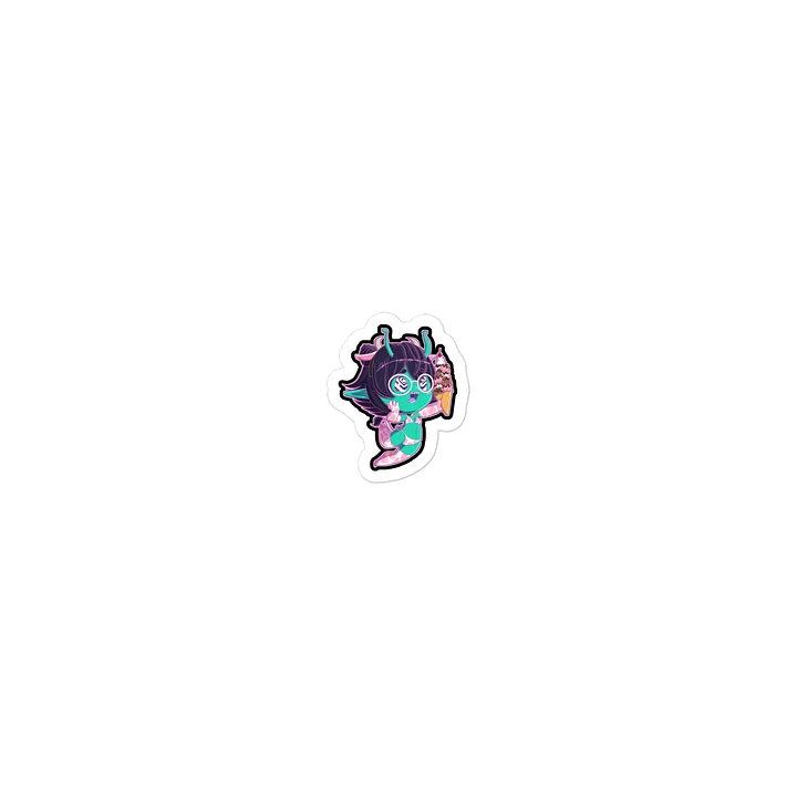 I Scream Chibi Die-Cut Sticker Strawberry Milk Edition product image (1)