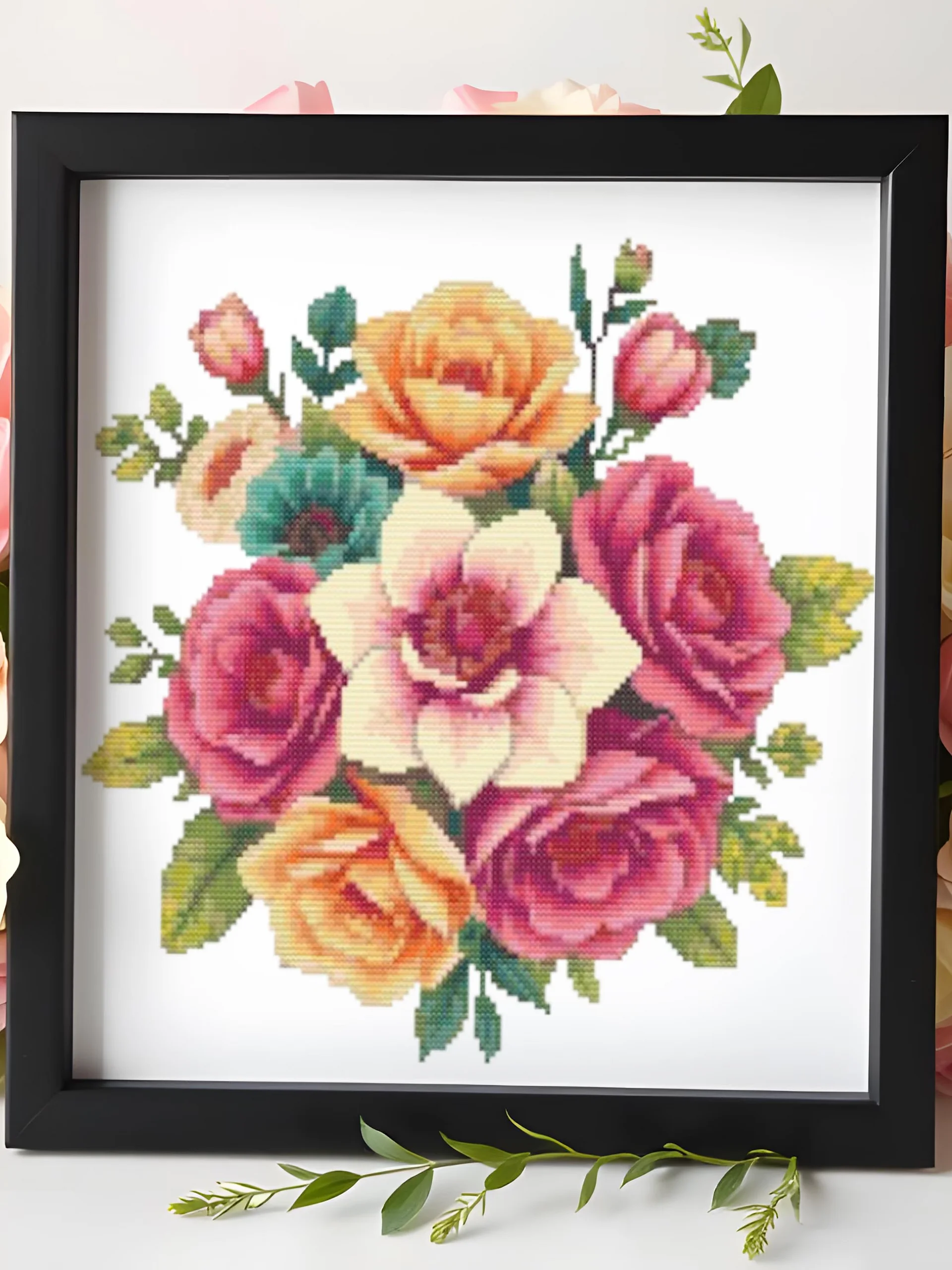 Floral Bouquet Cross Stitch Pattern product image (6)