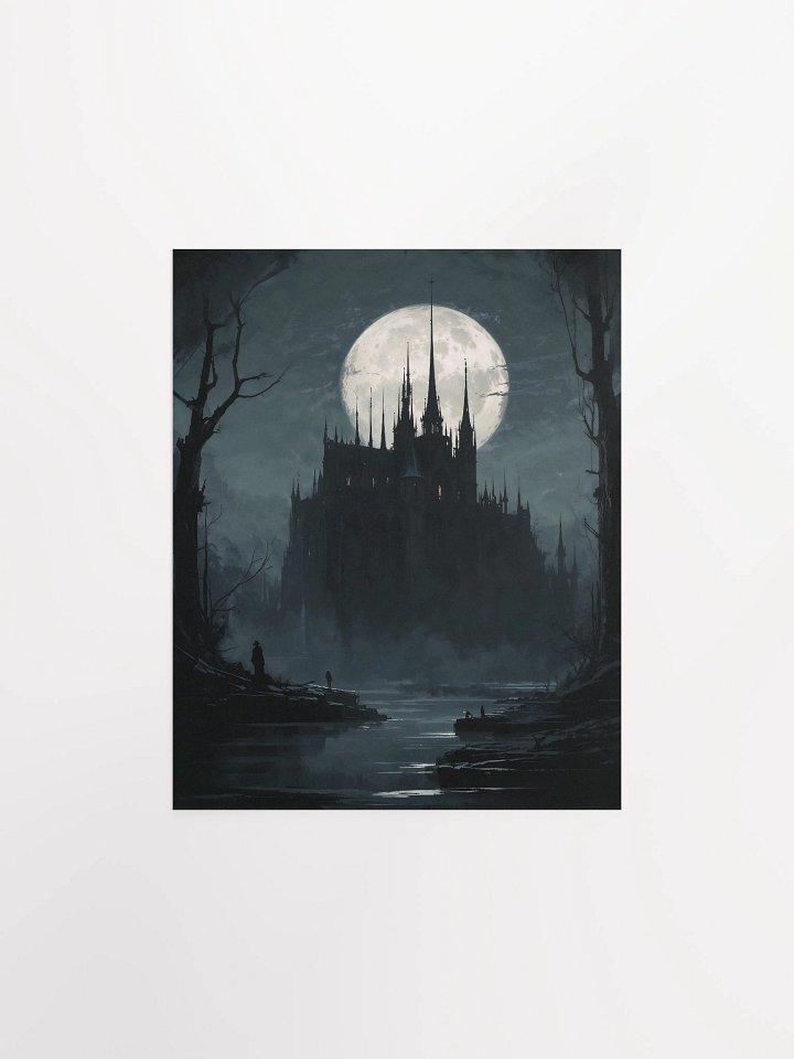 Moonlit Cathedral of the Damned Matte Poster product image (4)