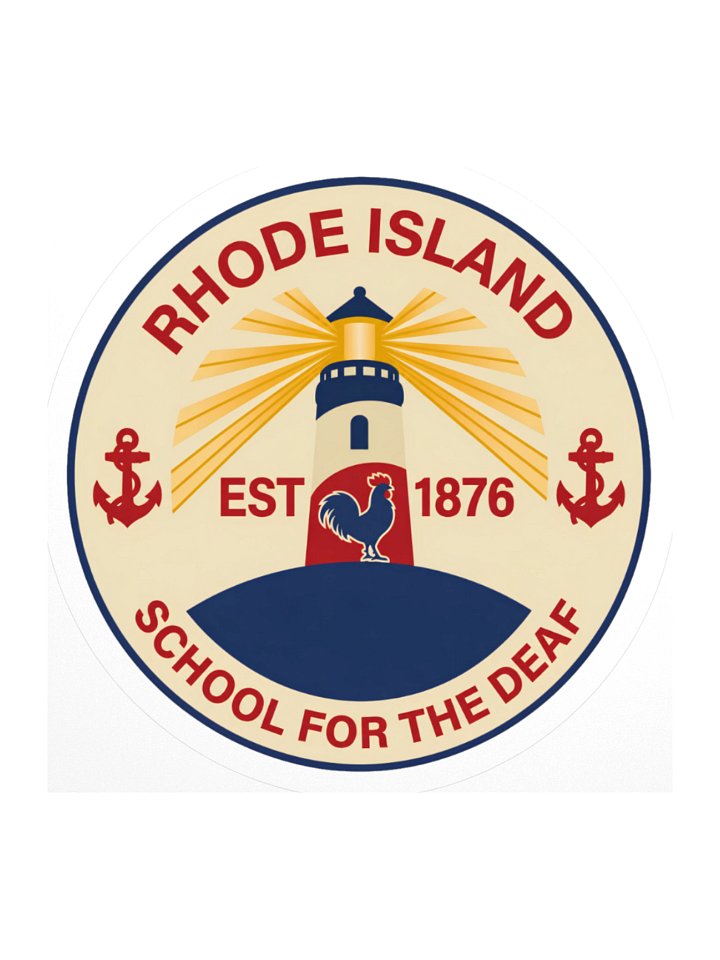 RISD Alternate Lighthouse Emblem Sticker product image (1)