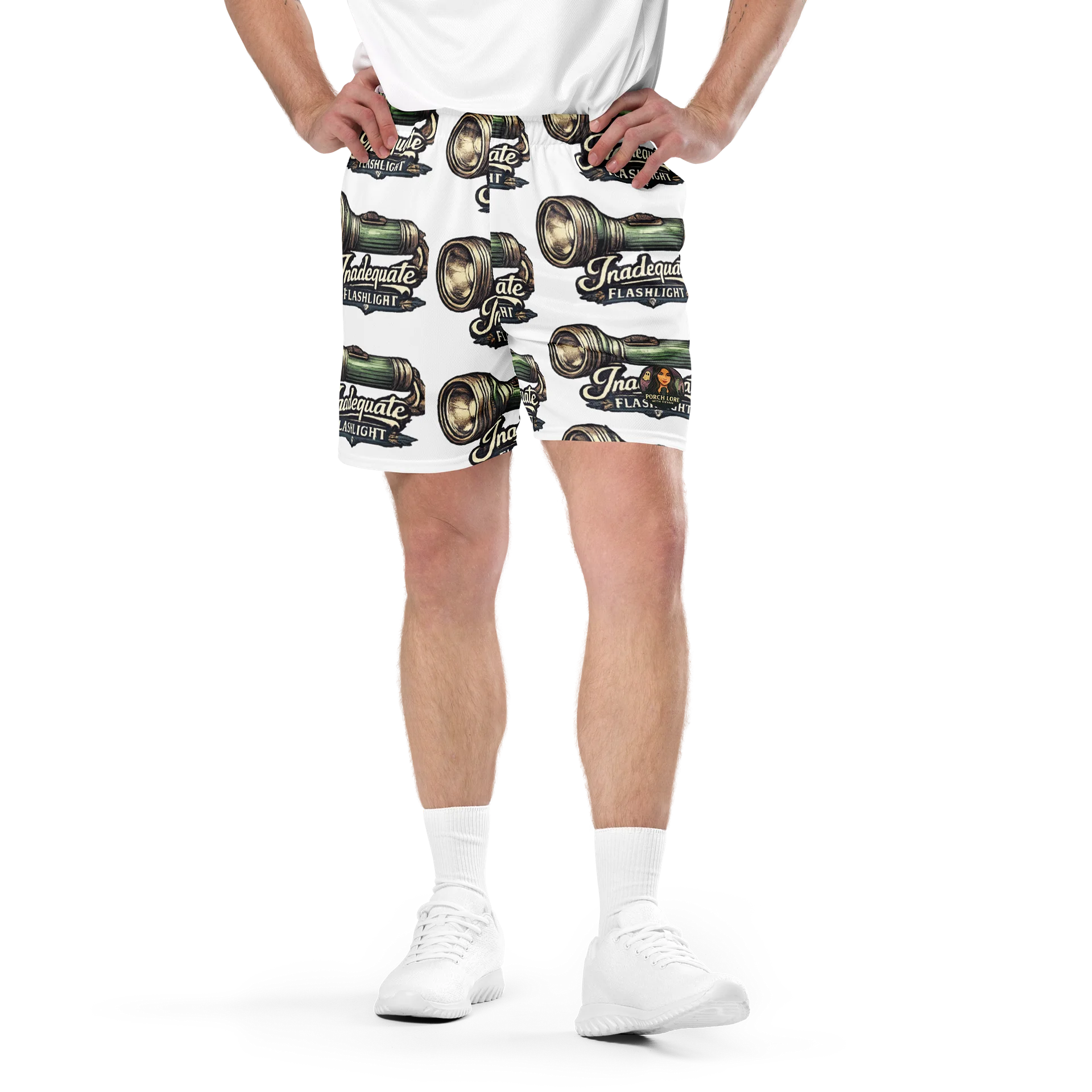 INADEQUATE FLASHLIGHT UNISEX SHORTS product image (1)