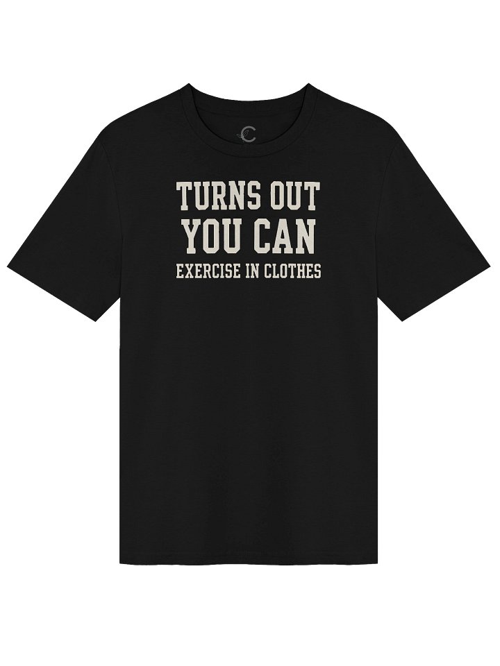 Good Clean Fun: "Exercise In Clothes" Organic T-Shirt product image (2)