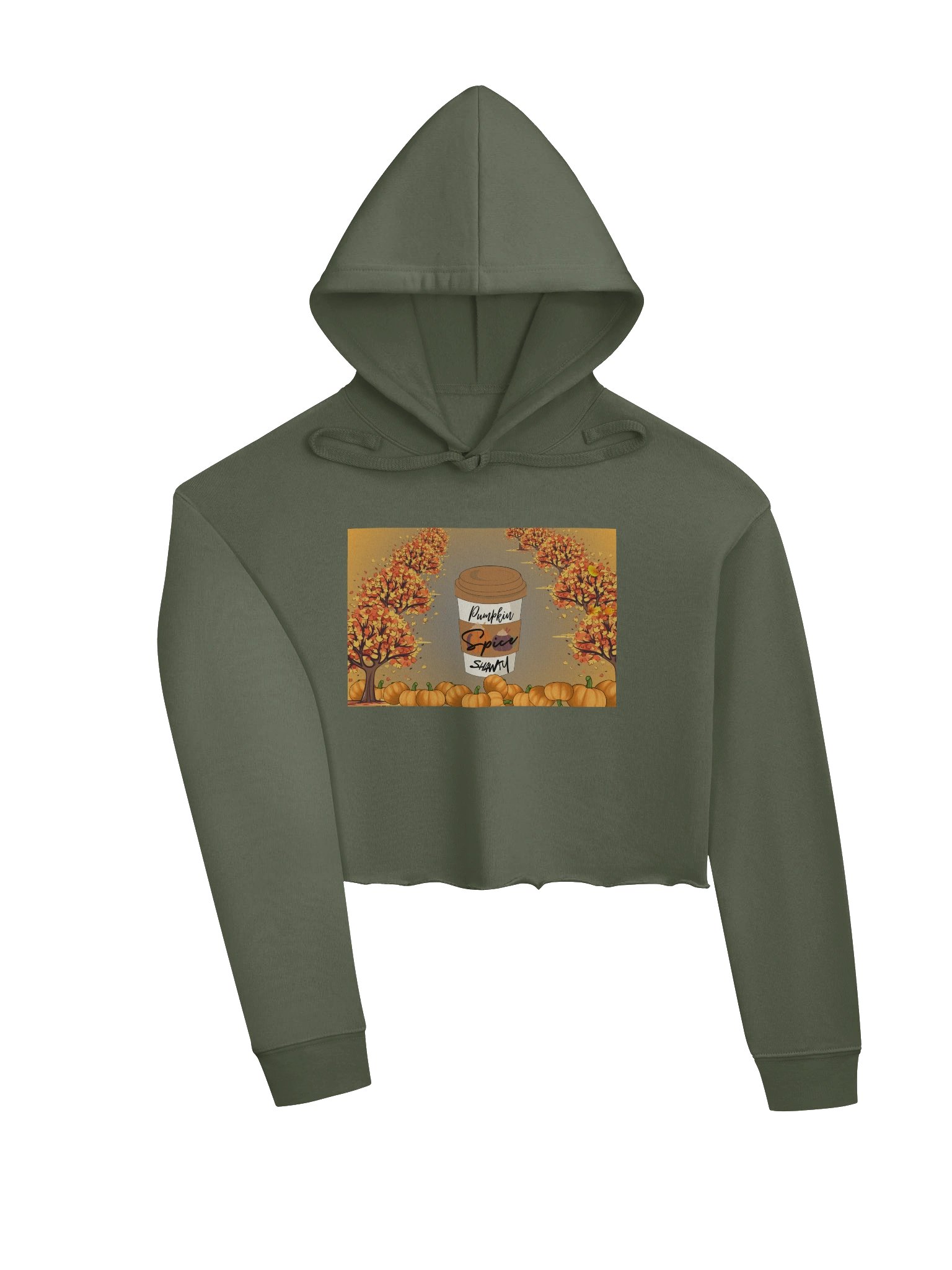 Pumpkin Spice Shawty Cropped Hoodie product image (5)