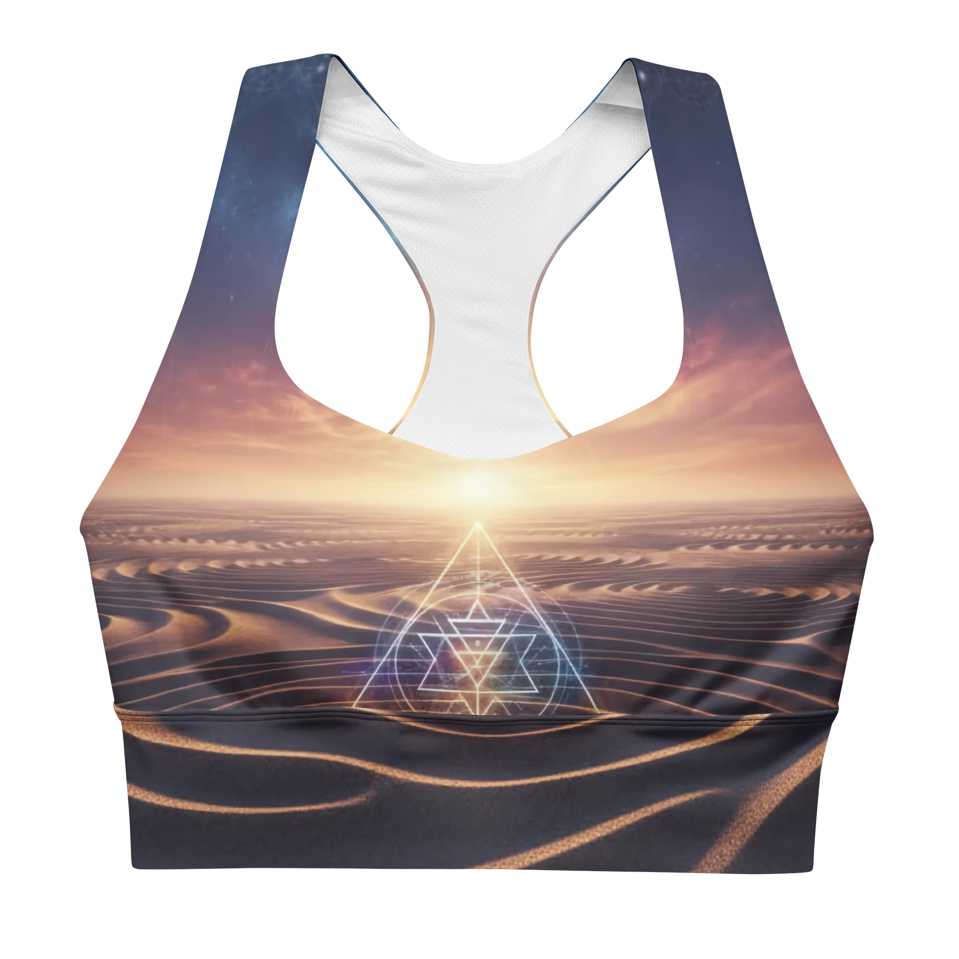 Cosmic Desert Longline Sports Bra product image (1)