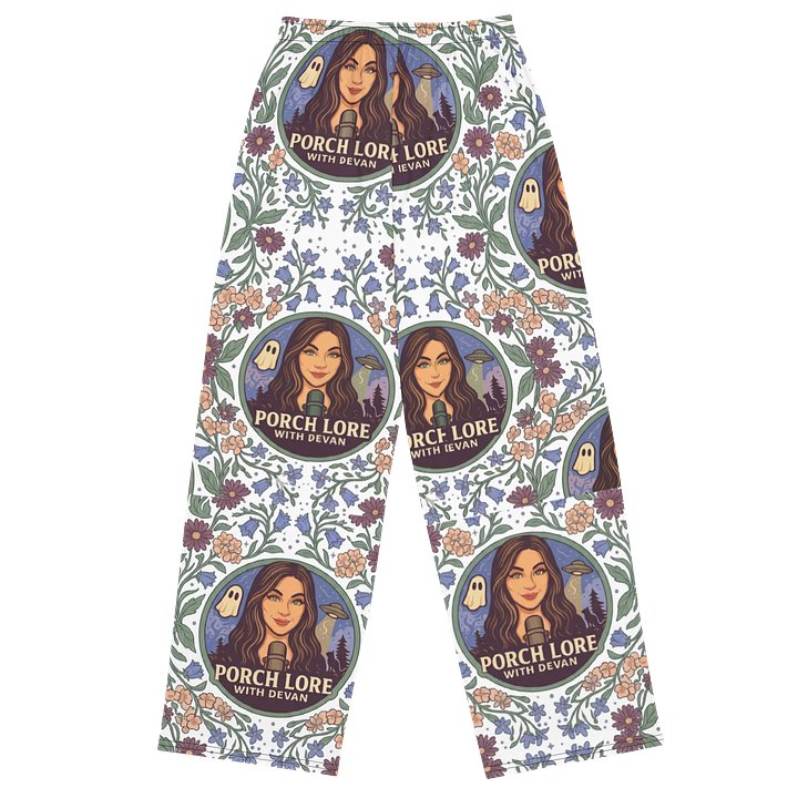 PORCH LORE DEVAN FLORAL UNISEX WIDE-LEG PANTS product image (2)