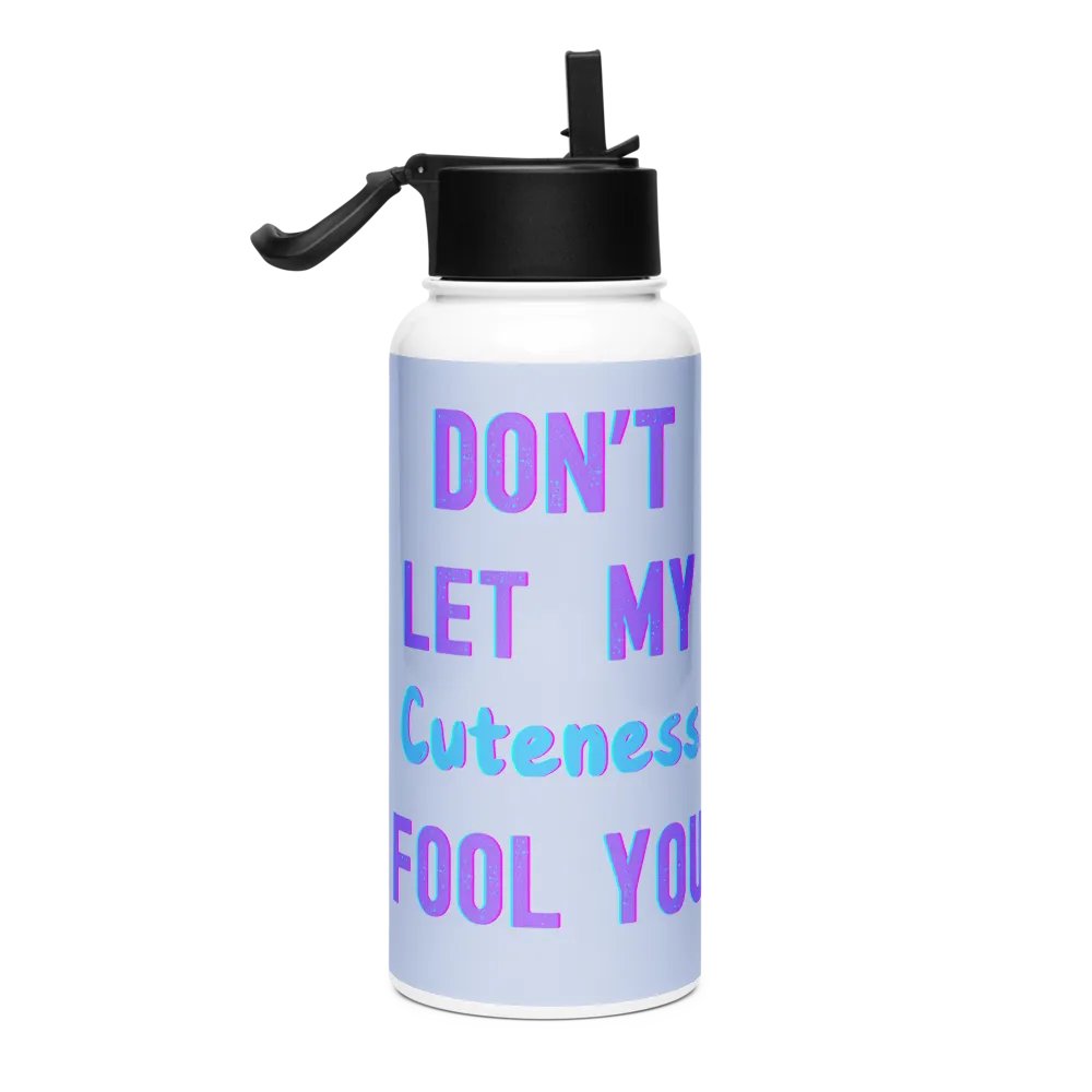 Don't Let My Cuteness Fool You Insulated Water Bottle Thing product image (2)