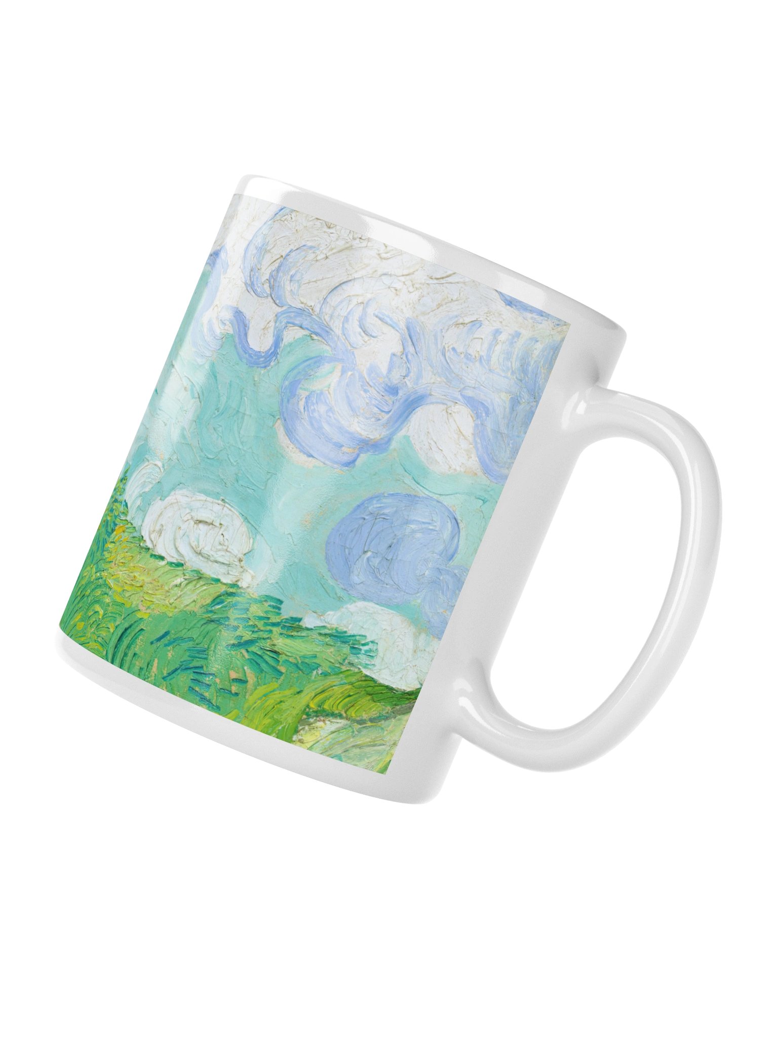 Green Wheat Fields, Auvers (Vincent van Gogh) Mug product image (5)