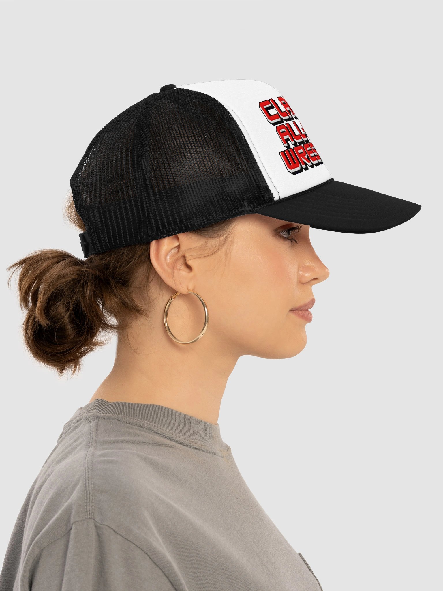 Classic All Star Wrestling Foam Trucker Hat product image (31)