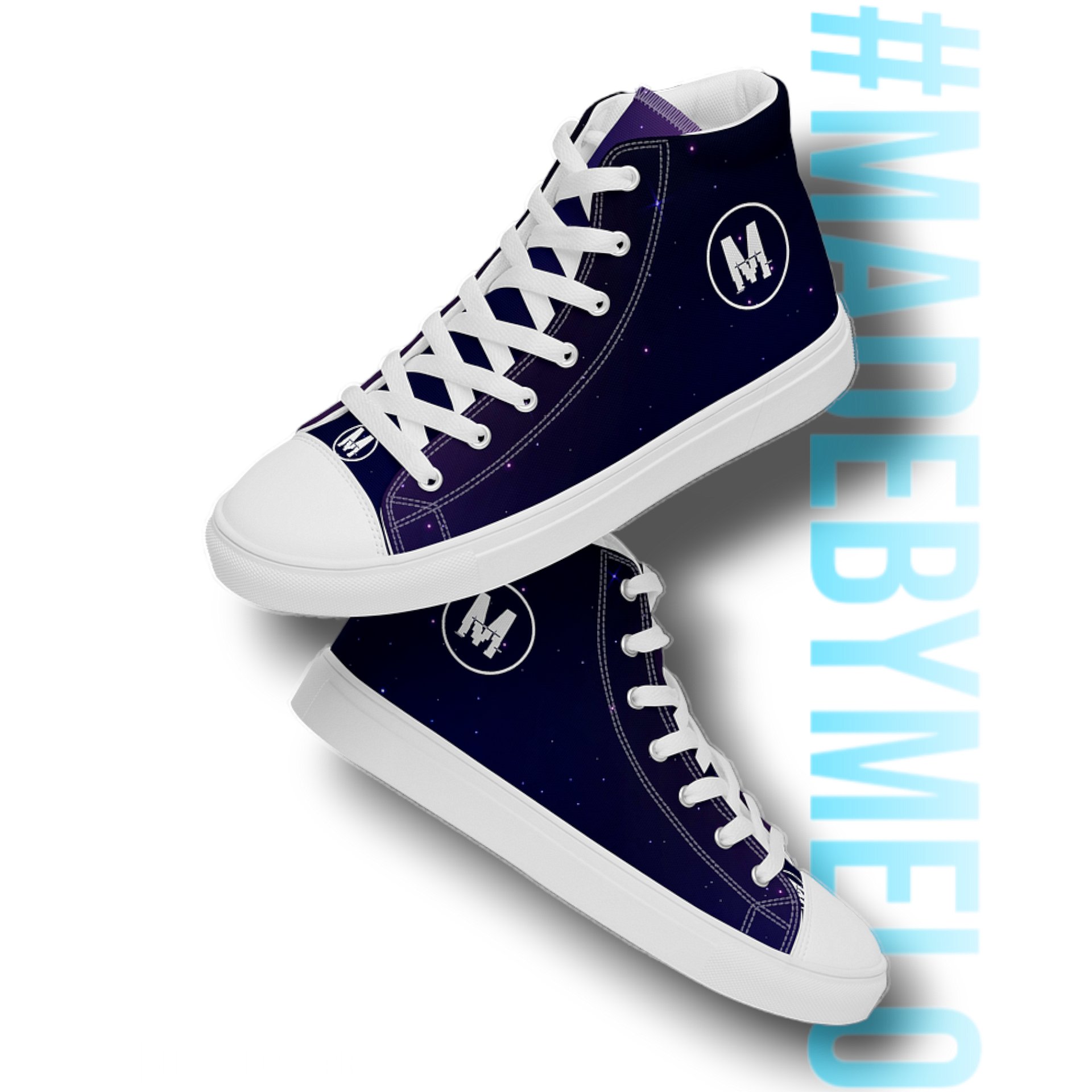 Grape Galaxy Quest - Women's High Tops | #MadeByMELO product image (1)