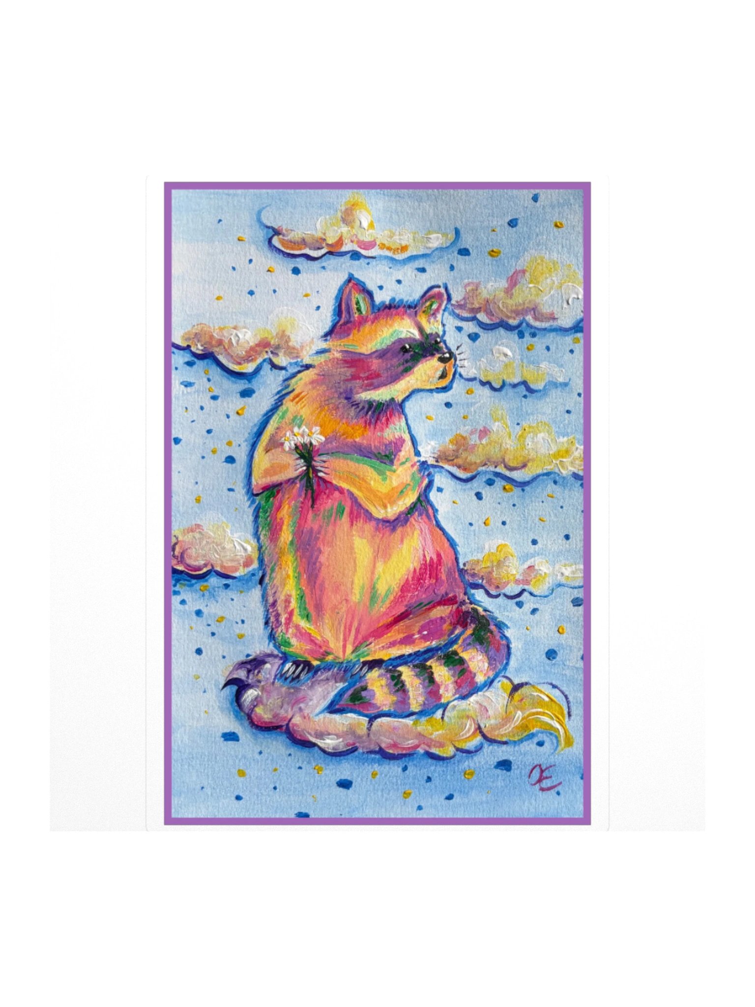 Raccoon Dreams Sticker product image (2)