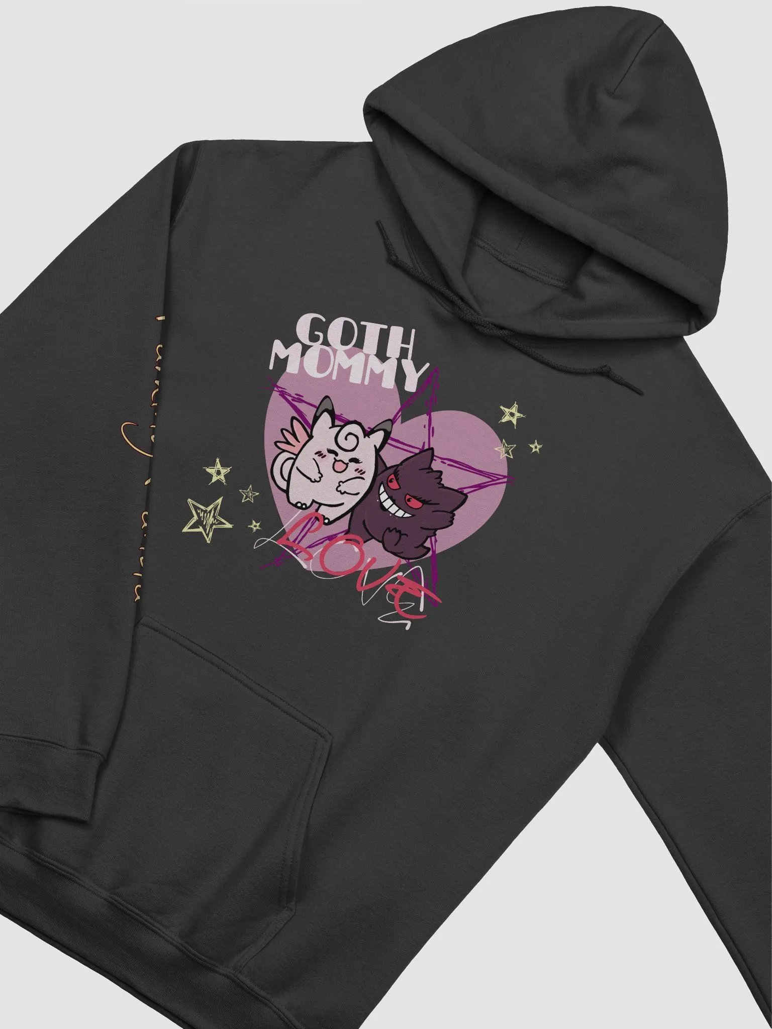 GOTH MOMMY LOVE HOODIE product image (21)