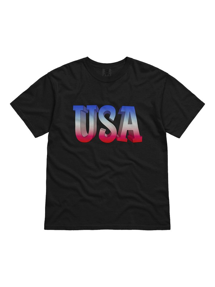 USA embossed Tee product image (1)