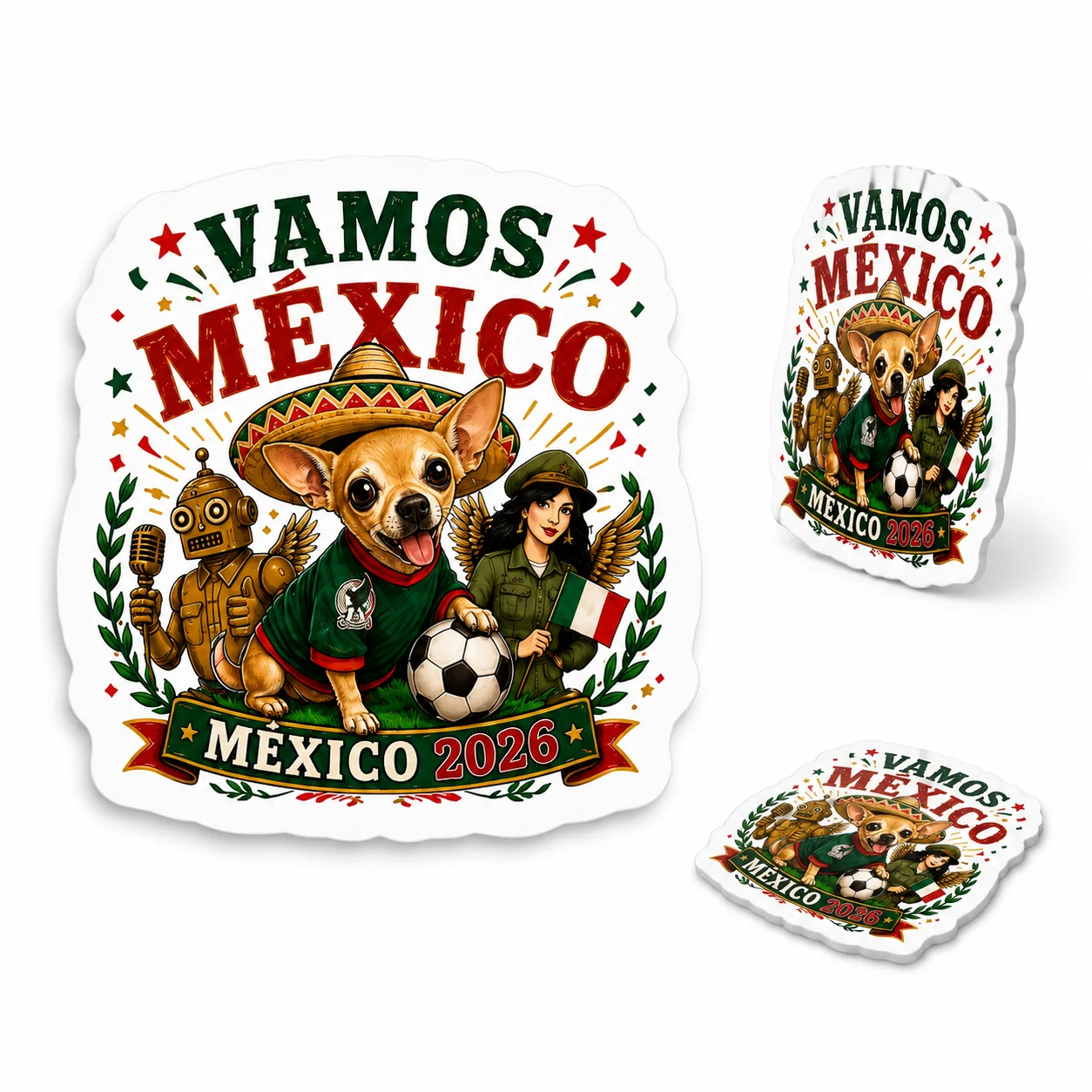 Vamos México 2026 Frank Game Day Sticker product image (5)